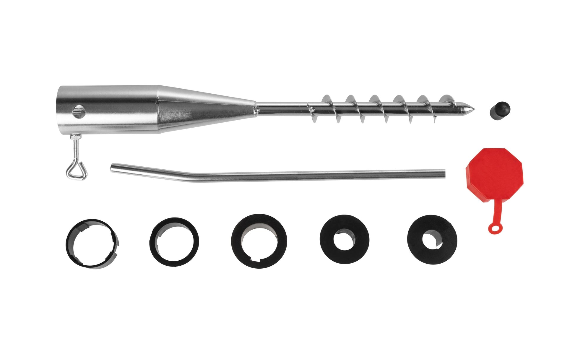 Cocon Sonnenschirmständer – Ø 6,5 cm × 57 cm, Grau, für Aussenbereich