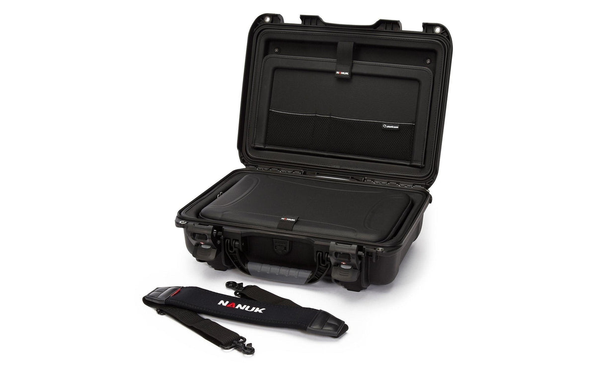 Nanuk 923 Notebook-Schutzhülle – für Notebooks bis 20,1", wasserabweisend, Kunststoff, schwarz