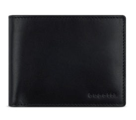 Bugatti cases Bugatti – Brieftasche – RFID-Schutz – 115 × 90 × 20 mm – Schwarz – Leder – 1 Stk.