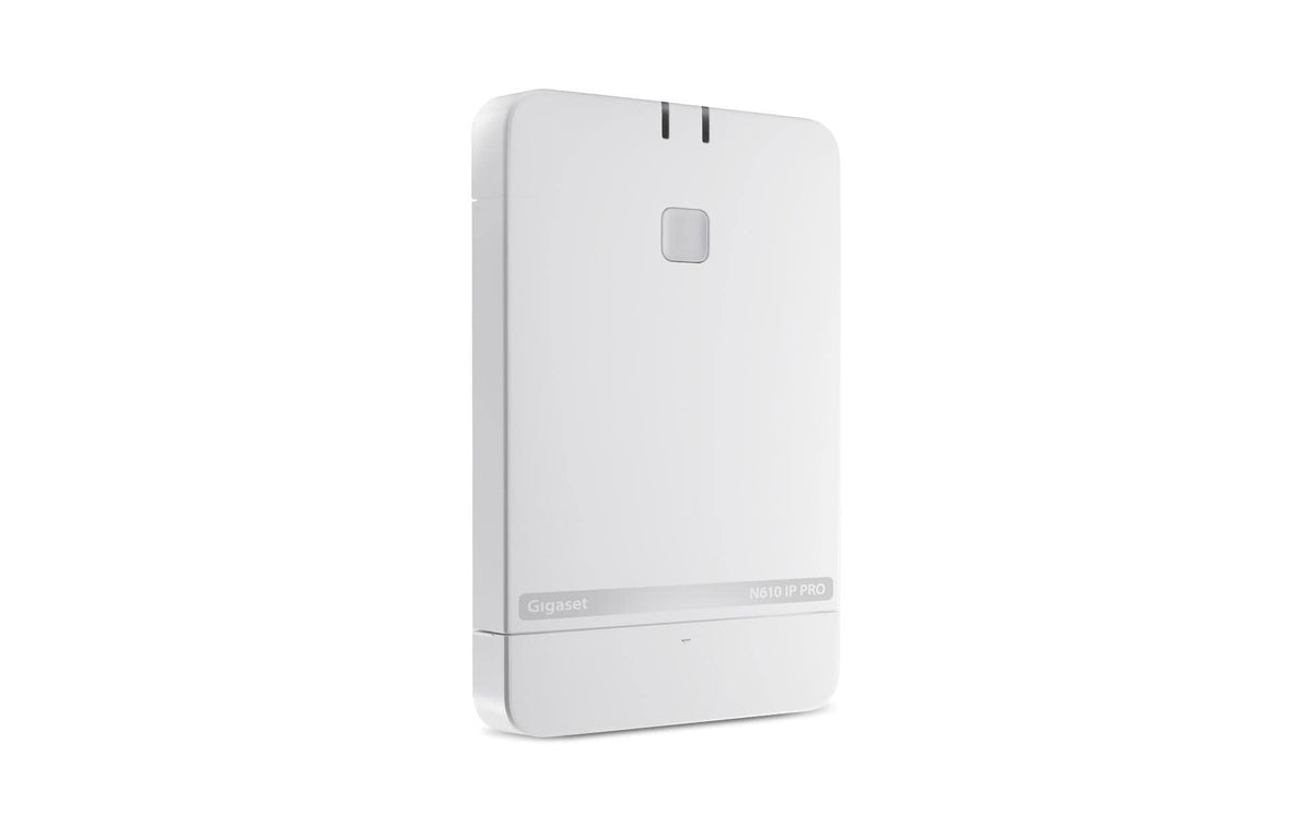 Gigaset N610 IP PRO – DECT IP-Basisstation, PoE, LAN (RJ-45), Weiss