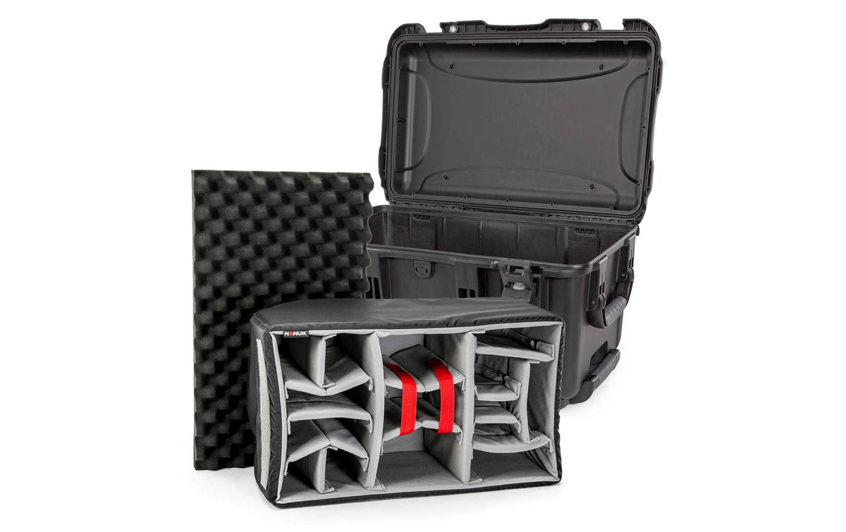 Nanuk Schutzkoffer 938 – Nylon, Schwarz, 39,4 × 33,6 × 60,5 cm