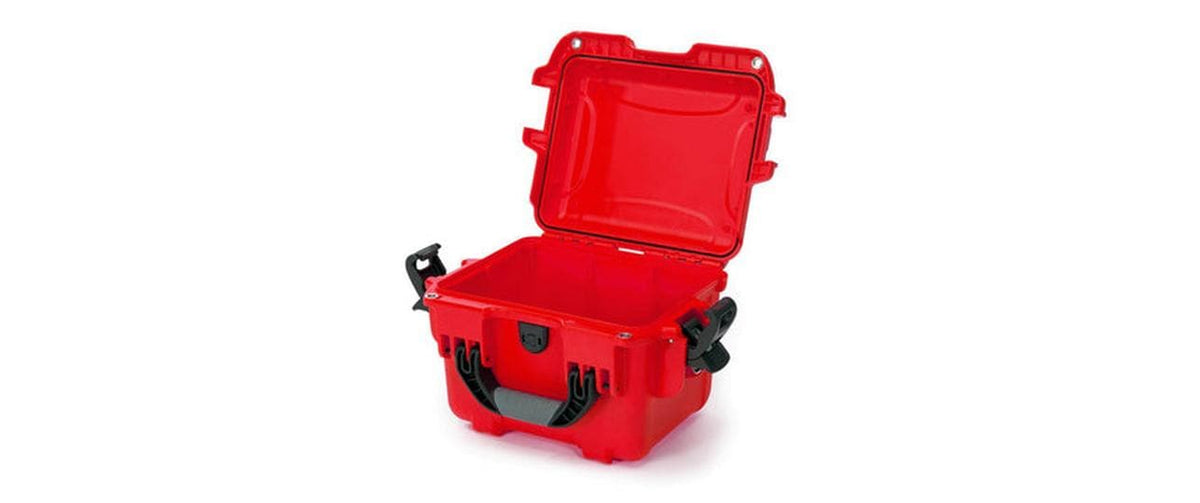 Nanuk Schutzkoffer 908 – wasserdicht, Kunststoff, rot, 31,8 × 20,3 × 24,9 cm