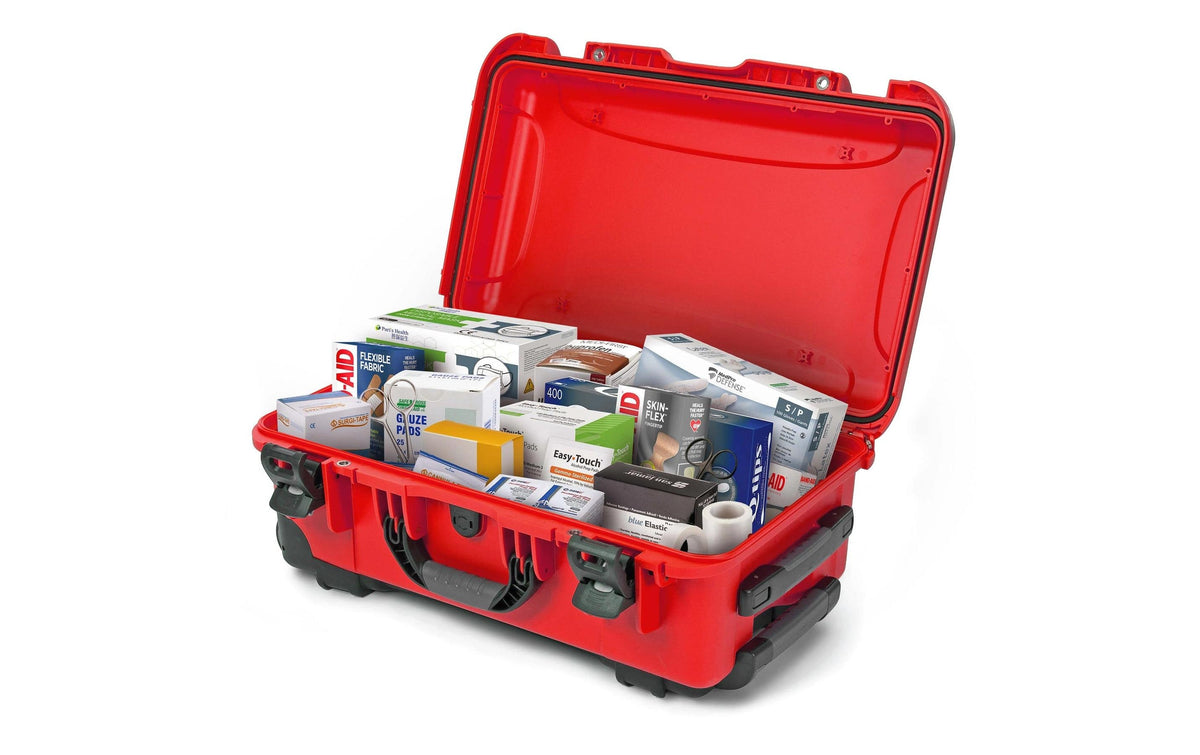Nanuk Schutzkoffer 935 Erste Hilfe – Kunststoff, wasserdicht, Rot, 55,9 × 22,9 × 35,6 cm