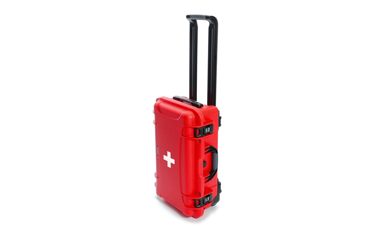Nanuk Schutzkoffer 935 Erste Hilfe – Kunststoff, wasserdicht, Rot, 55,9 × 22,9 × 35,6 cm