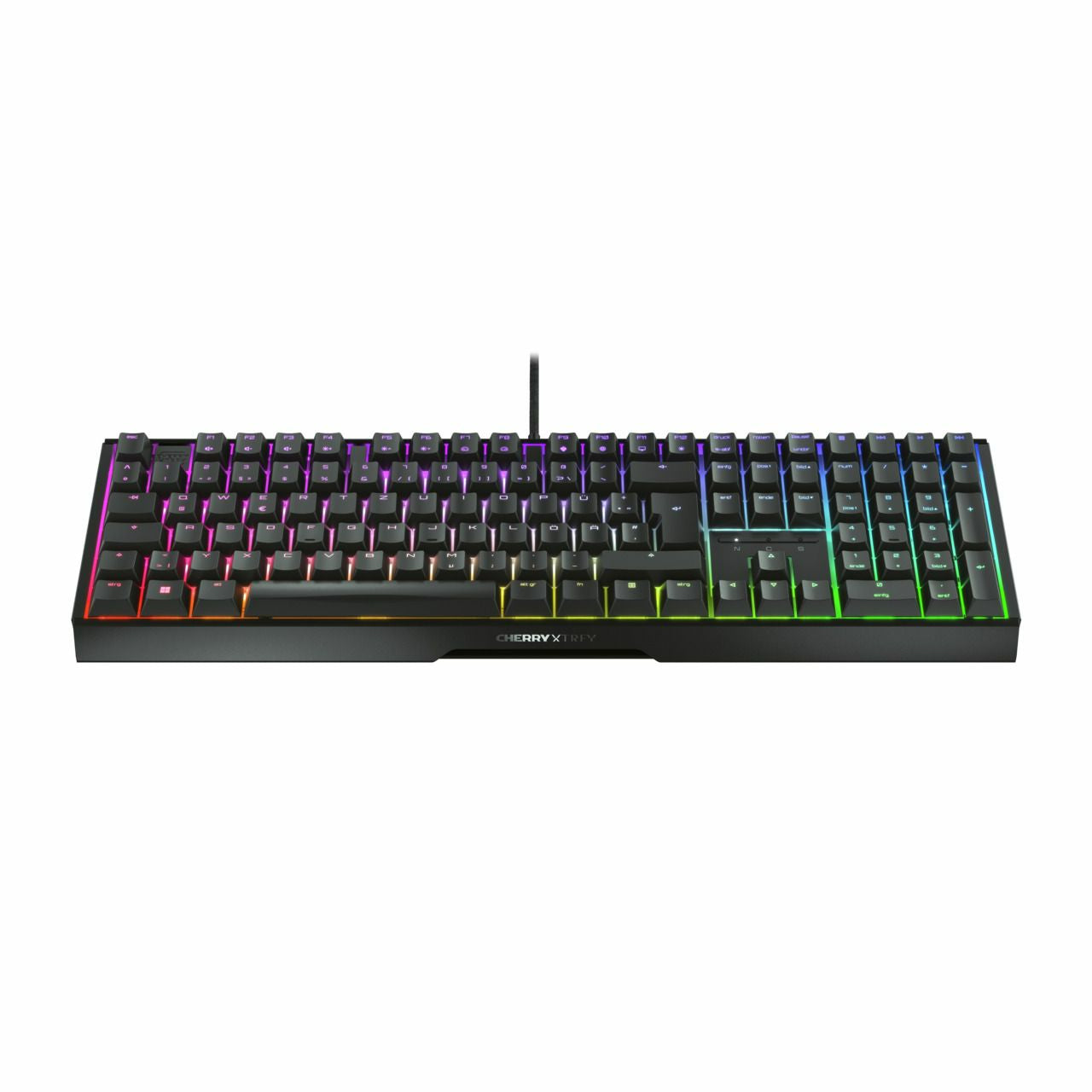 CHERRY XTRFY CHERRY MX 3.1 – Gaming-Tastatur – Mechanisch, Cherry MX2A Brown – Kabelgebunden – QWERTY (US-INT) – RGB