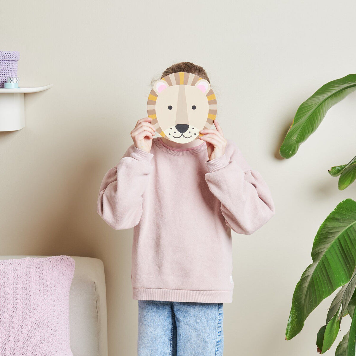 Rico Design Malen-nach-Zahlen-Set – Löwe – 26 × 37 cm – ab 3 Jahren