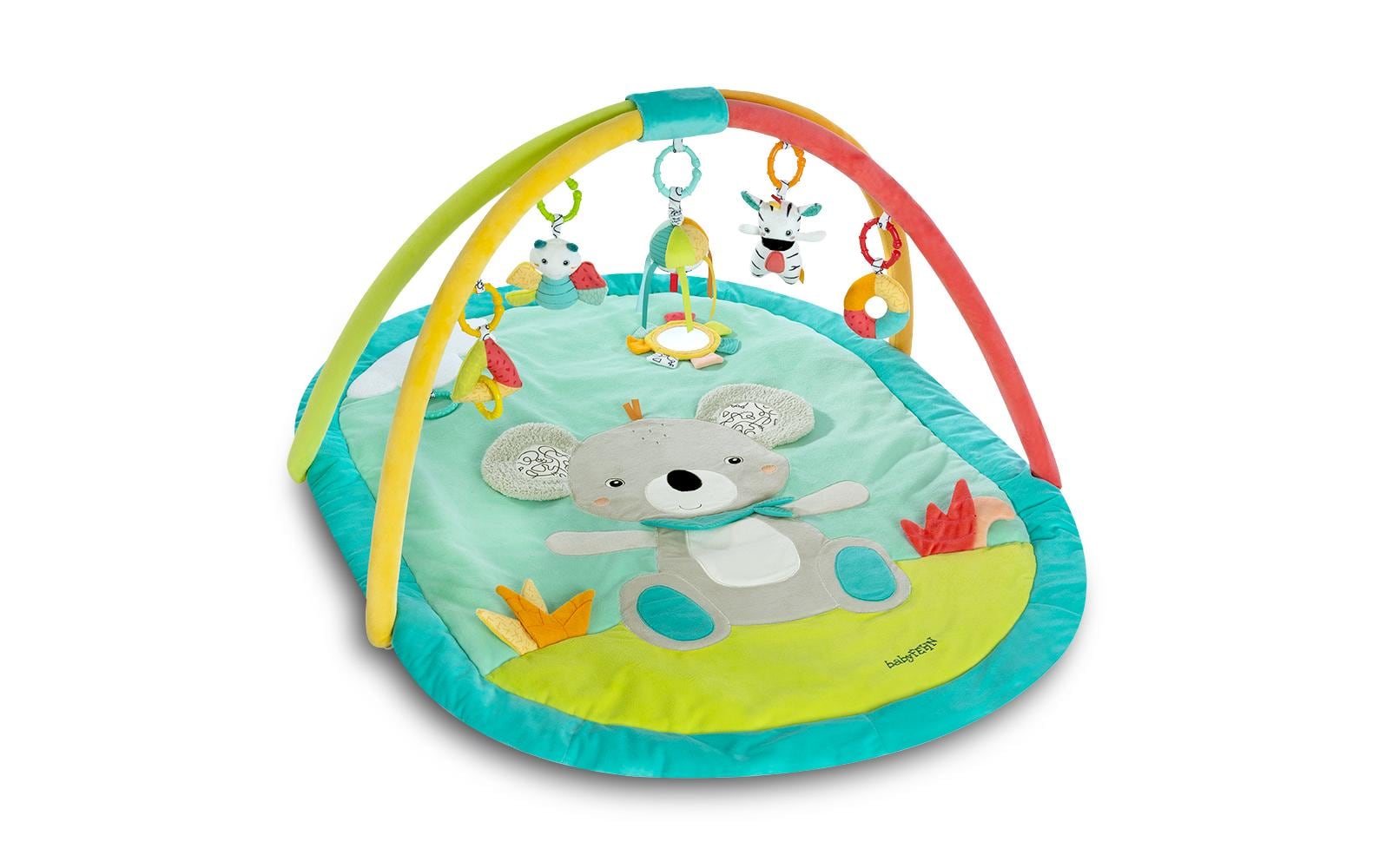 Fehn Babyspielmatte – Koala – 85 × 100 cm – Mehrfarbig – 1 Stück – Ab 0 J. – Plüsch