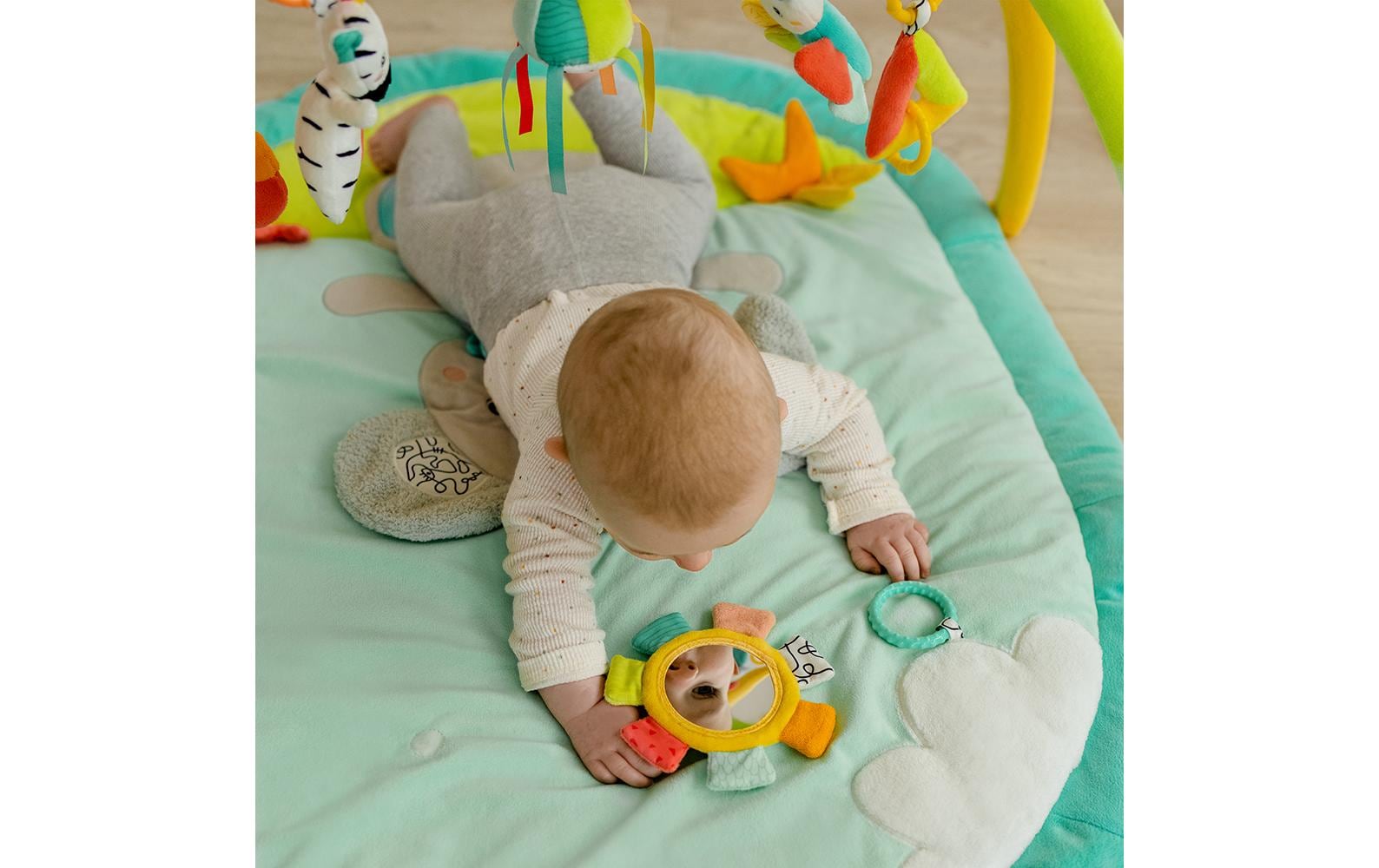 Fehn Babyspielmatte – Koala – 85 × 100 cm – Mehrfarbig – 1 Stück – Ab 0 J. – Plüsch