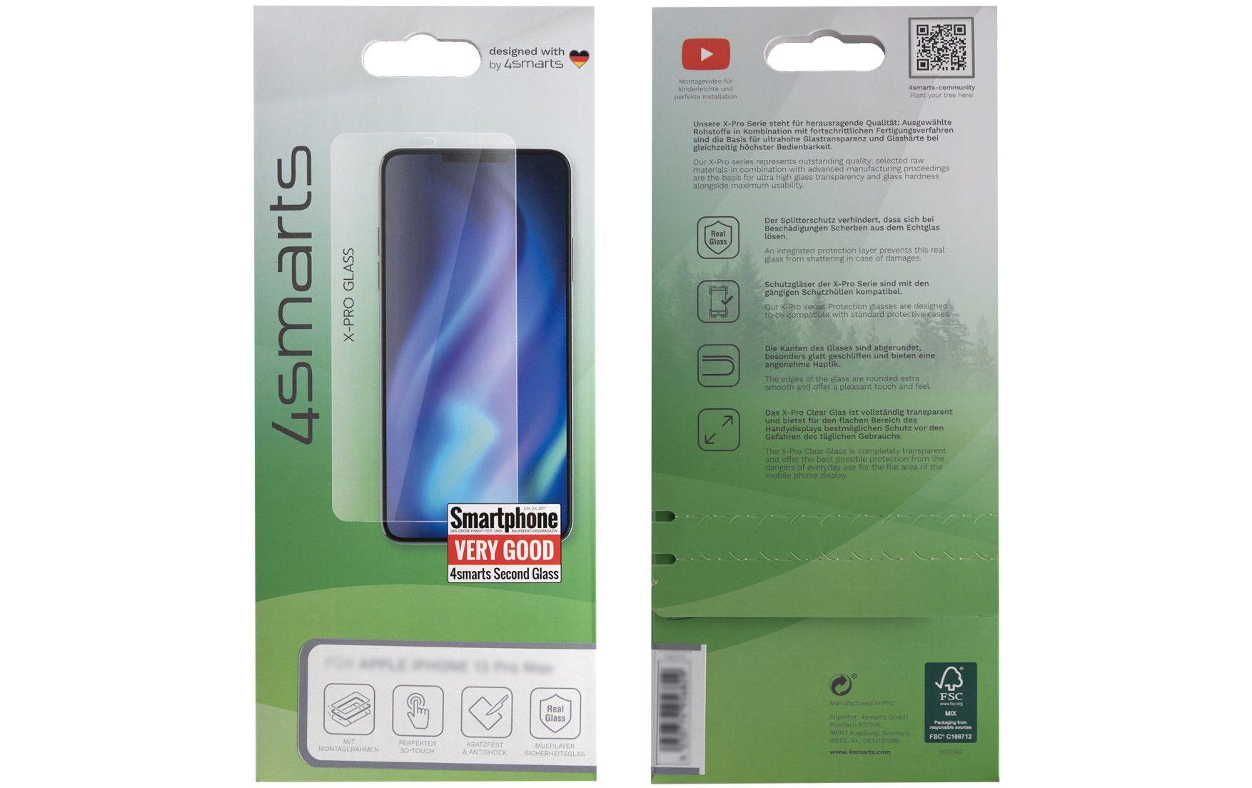 4smarts Displayschutz (Panzerglas), 9H – für Galaxy A52/A52 5G – 4er-Pack