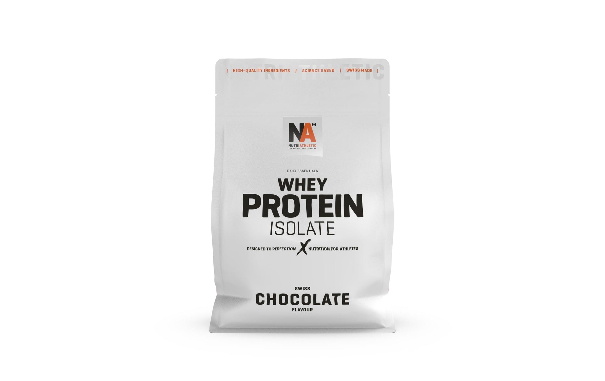 NutriAthletic Whey Protein Isolat Schokolade – glutenfrei, laktosefrei – 800 g