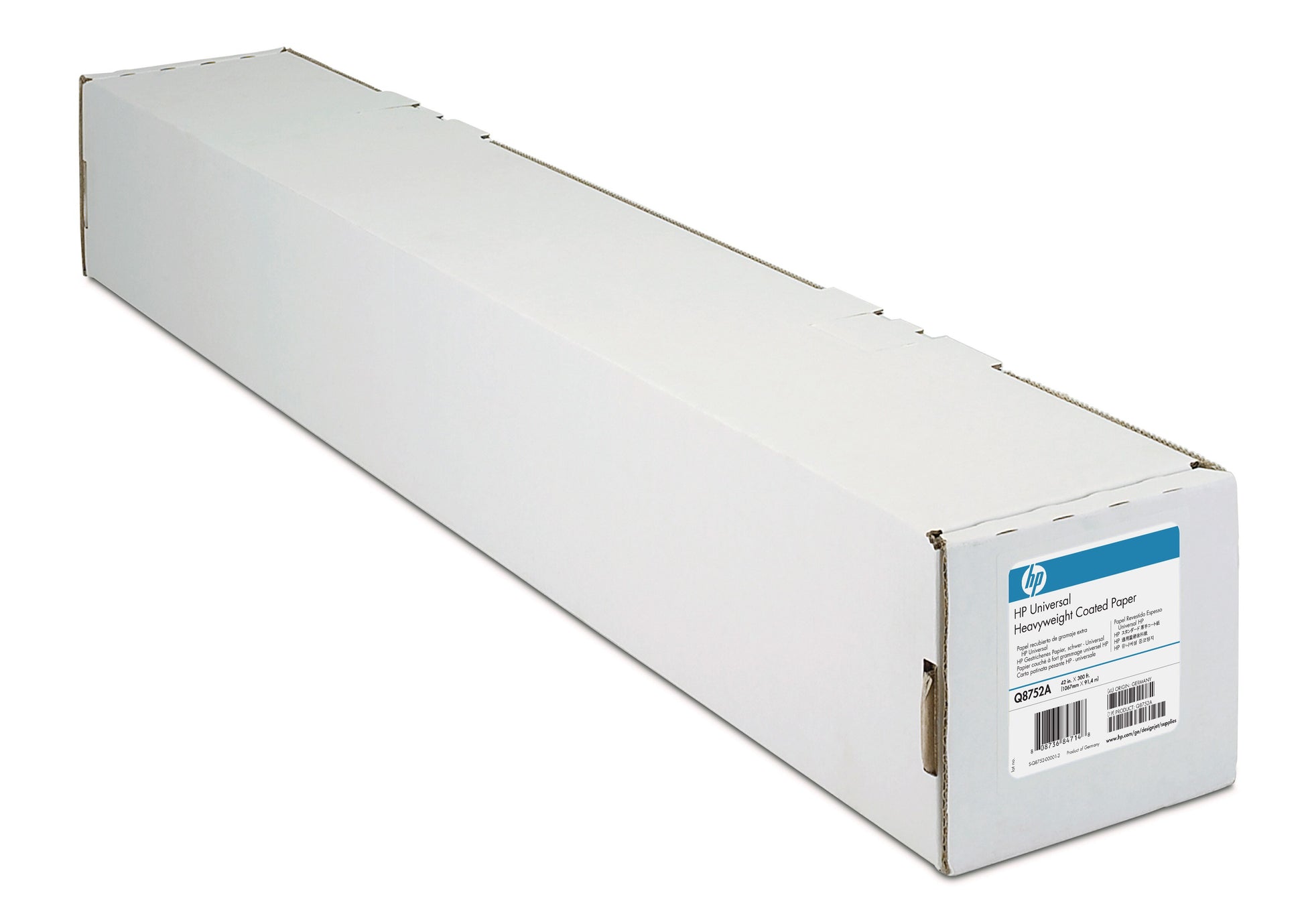 HP Gestrichen (matt) – 1'372 mm × 45,7 m – 98,5 g/m² – Kern 4" – für HP Designjet 1050C, 2000CP, 5000 und andere