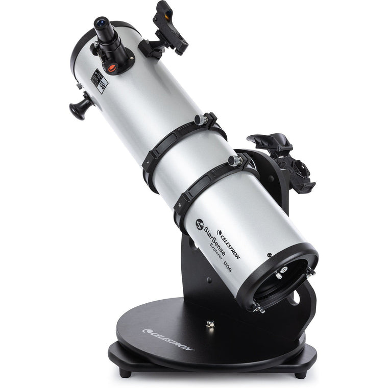 Celestron SSE 150mm Tabletop Dobson – Spiegelteleskop, 150 mm Öffnung, 750 mm Brennweite, f/5, Schwarz/Silber