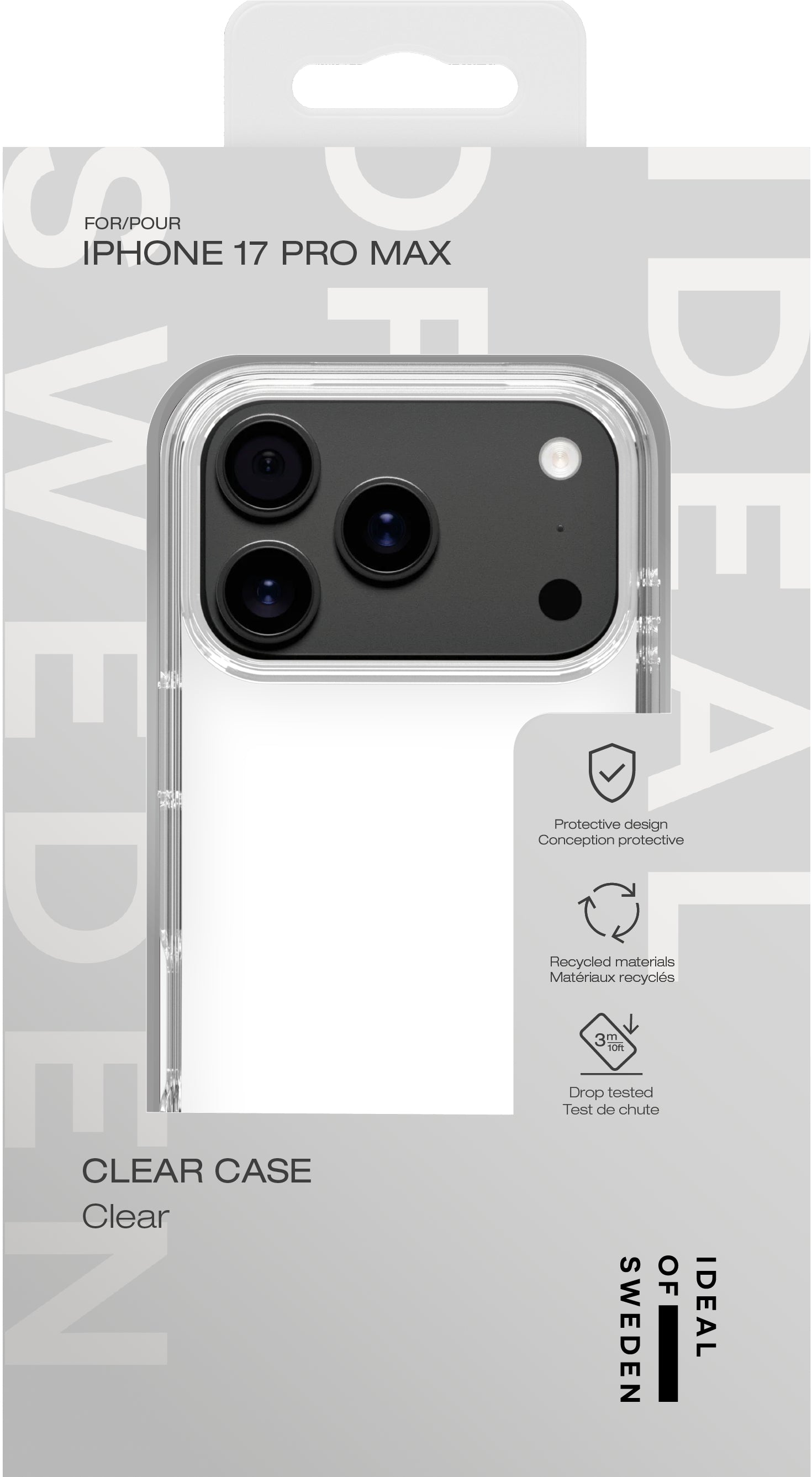 Ideal of Sweden – Backcover – für Apple iPhone 17 Pro Max – transparent – TPU, MagSafe-kompatibel