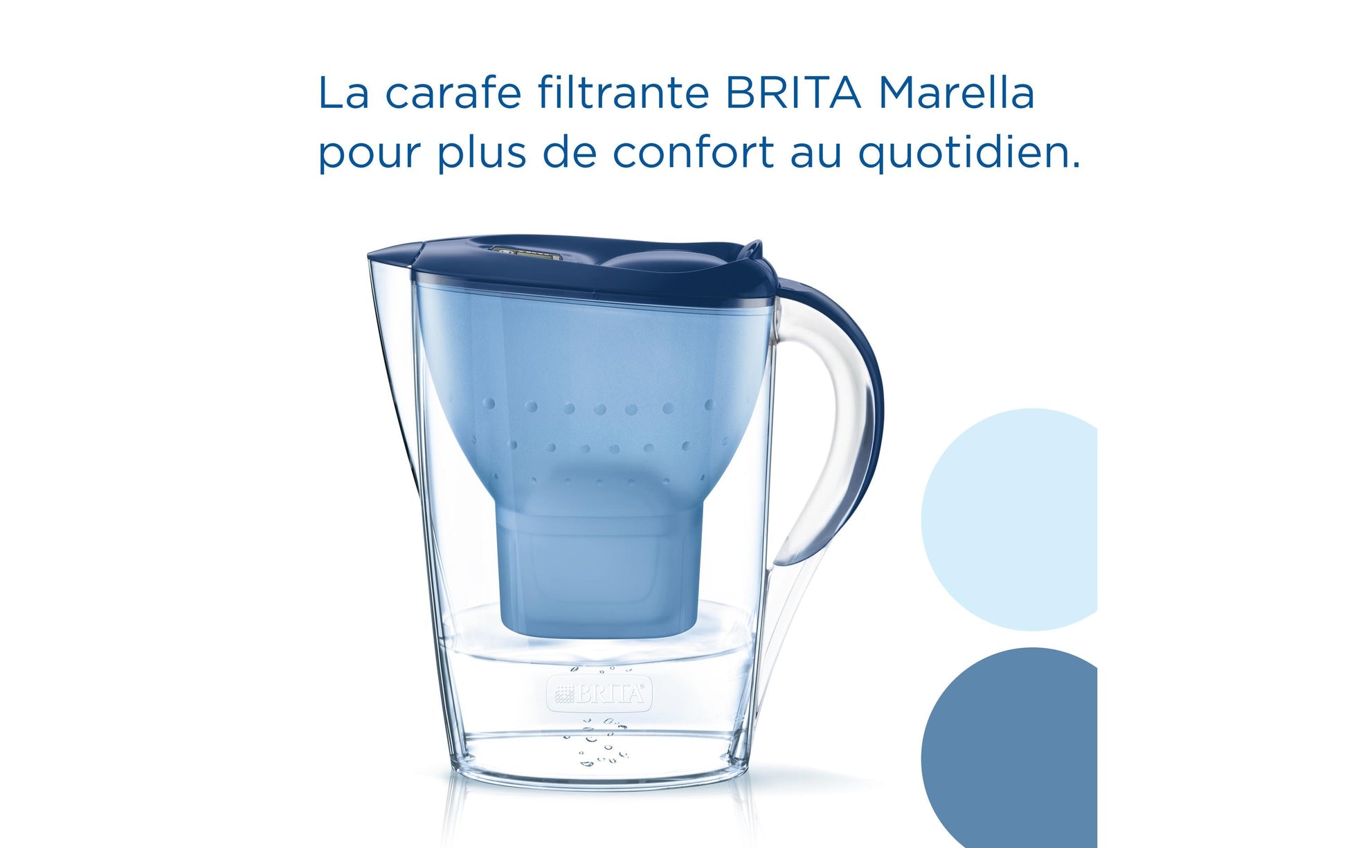 Brita Marella XL Tischwasserfilter – 3,5 l, inkl. 1 MAXTRA PRO Kartusche, Weiss