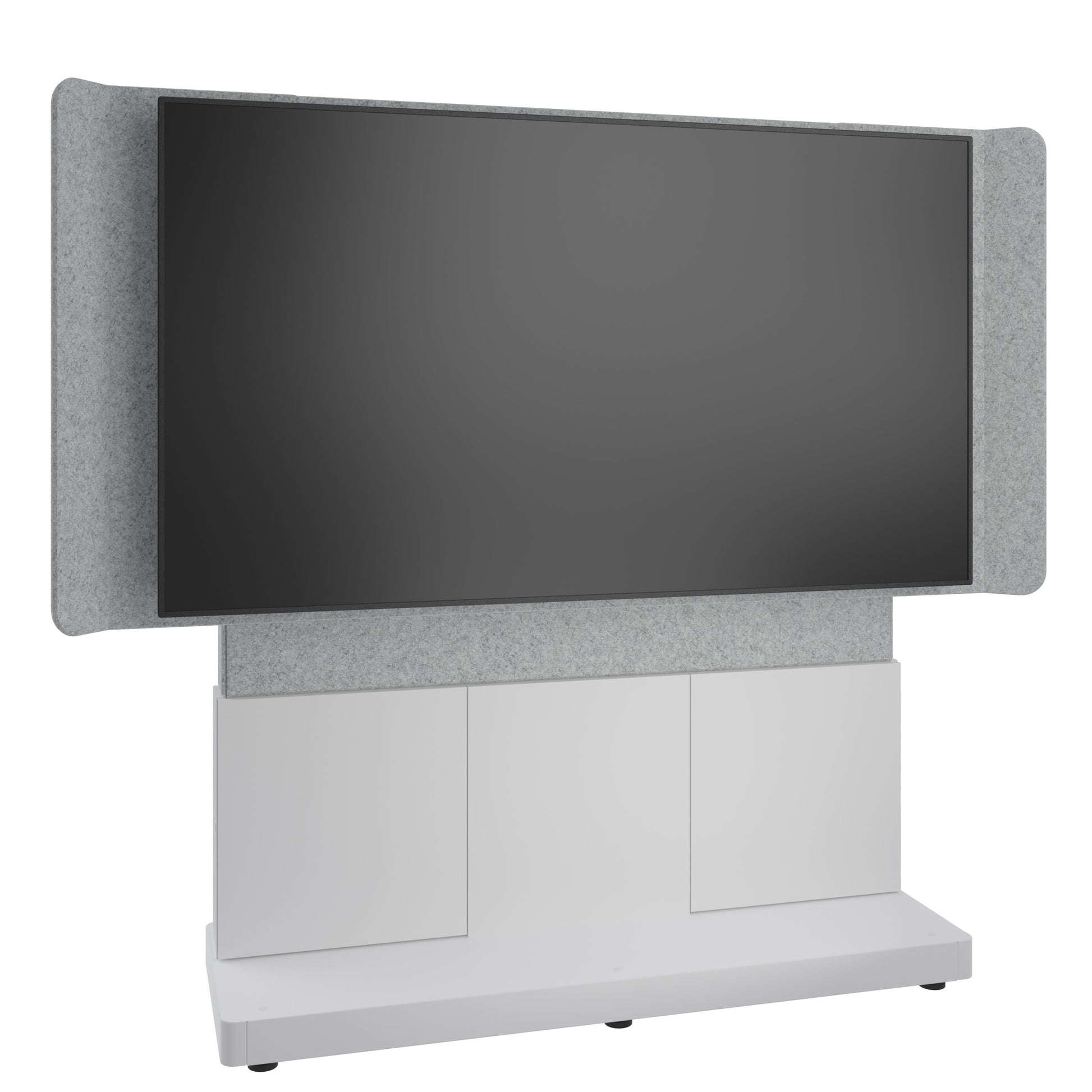 Middle Atlantic Digital-Signage-Stand für 70–75" Displays – Boden-zu-Wand, 68 kg Tragkraft, Kabelmanagement