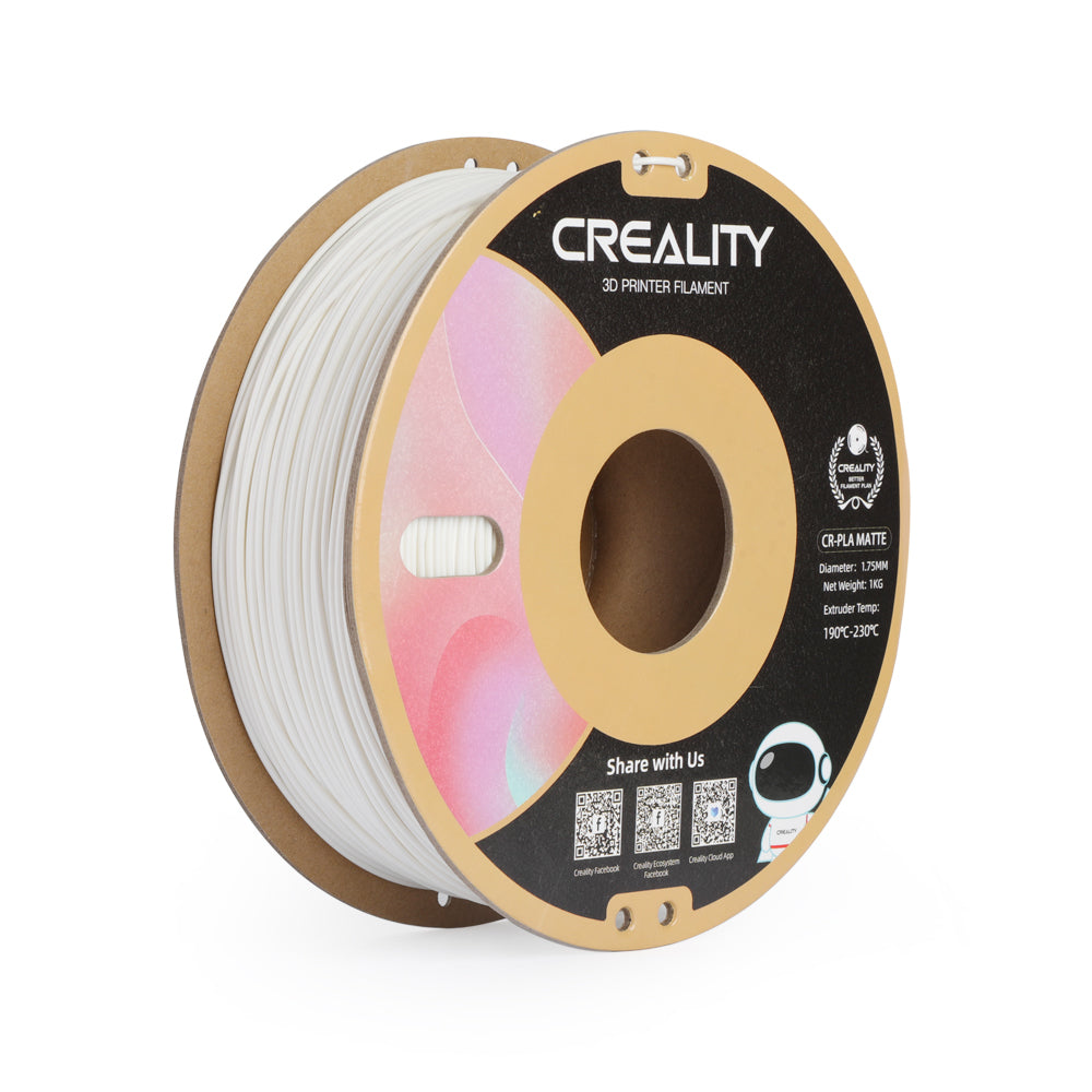 Creality 3D-Drucker-Filament PLA 1,75 mm, Weiss, 1 kg – für Creality 3D