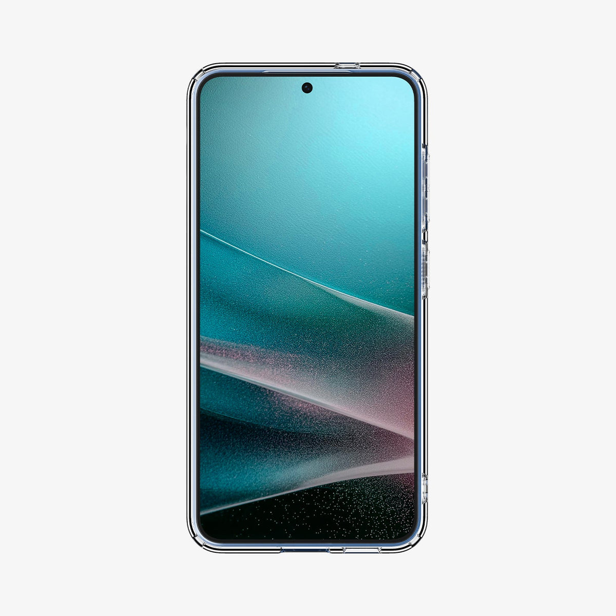 Spigen Liquid Crystal Backcover – für Samsung Galaxy S25, TPU, Transparent, kabelloses Laden
