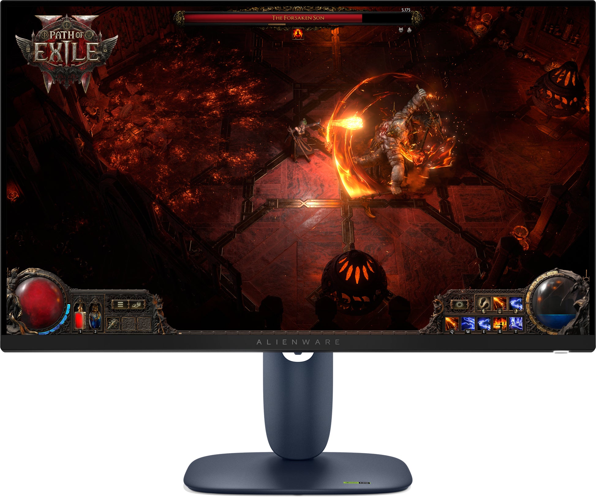 Alienware AW2725DM – 27", 2560 × 1440 (WQHD), IPS, 180 Hz, DisplayHDR 400