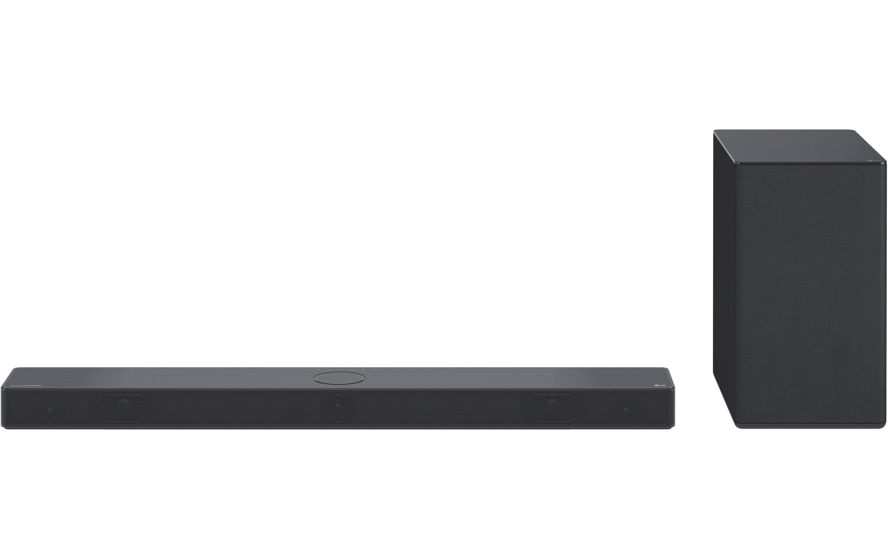 LG DSC9S – Soundbar – 3.1.3, Dolby Atmos/DTS:X, mit kabellosem Subwoofer, 400 W – Schwarz