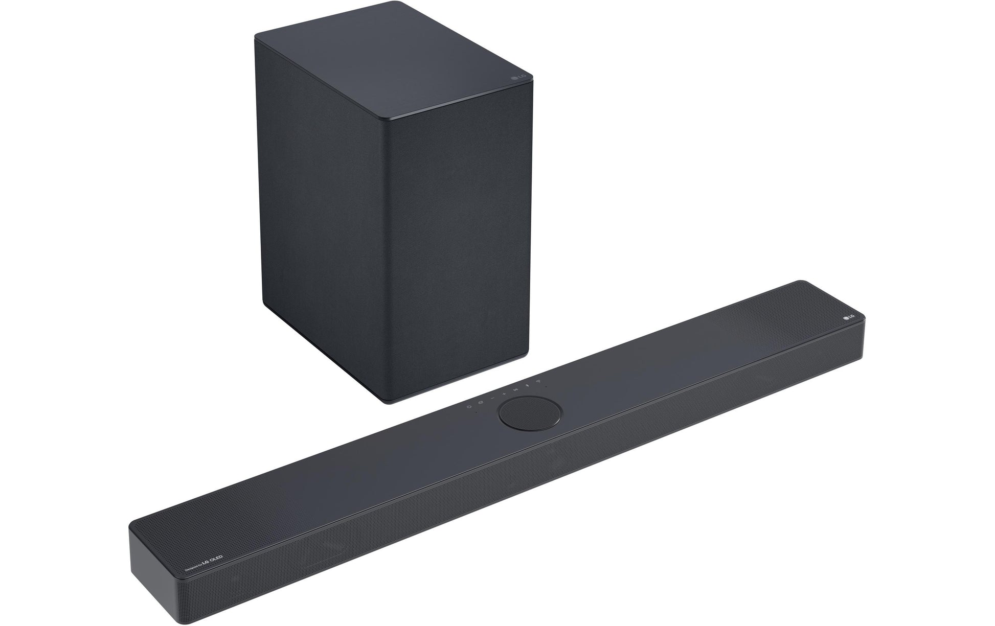 LG DSC9S – Soundbar – 3.1.3, Dolby Atmos/DTS:X, mit kabellosem Subwoofer, 400 W – Schwarz