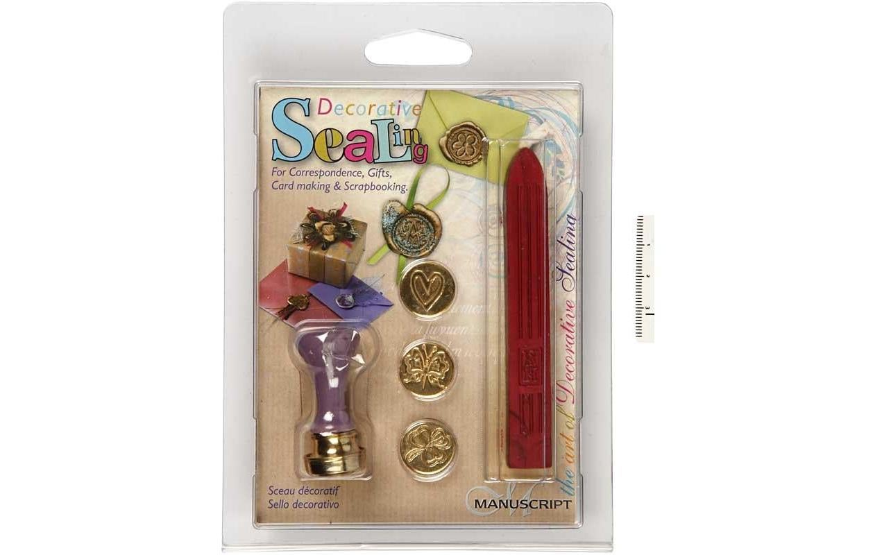 Creativ Company Stempel-Set – Kleeblatt – Rot
