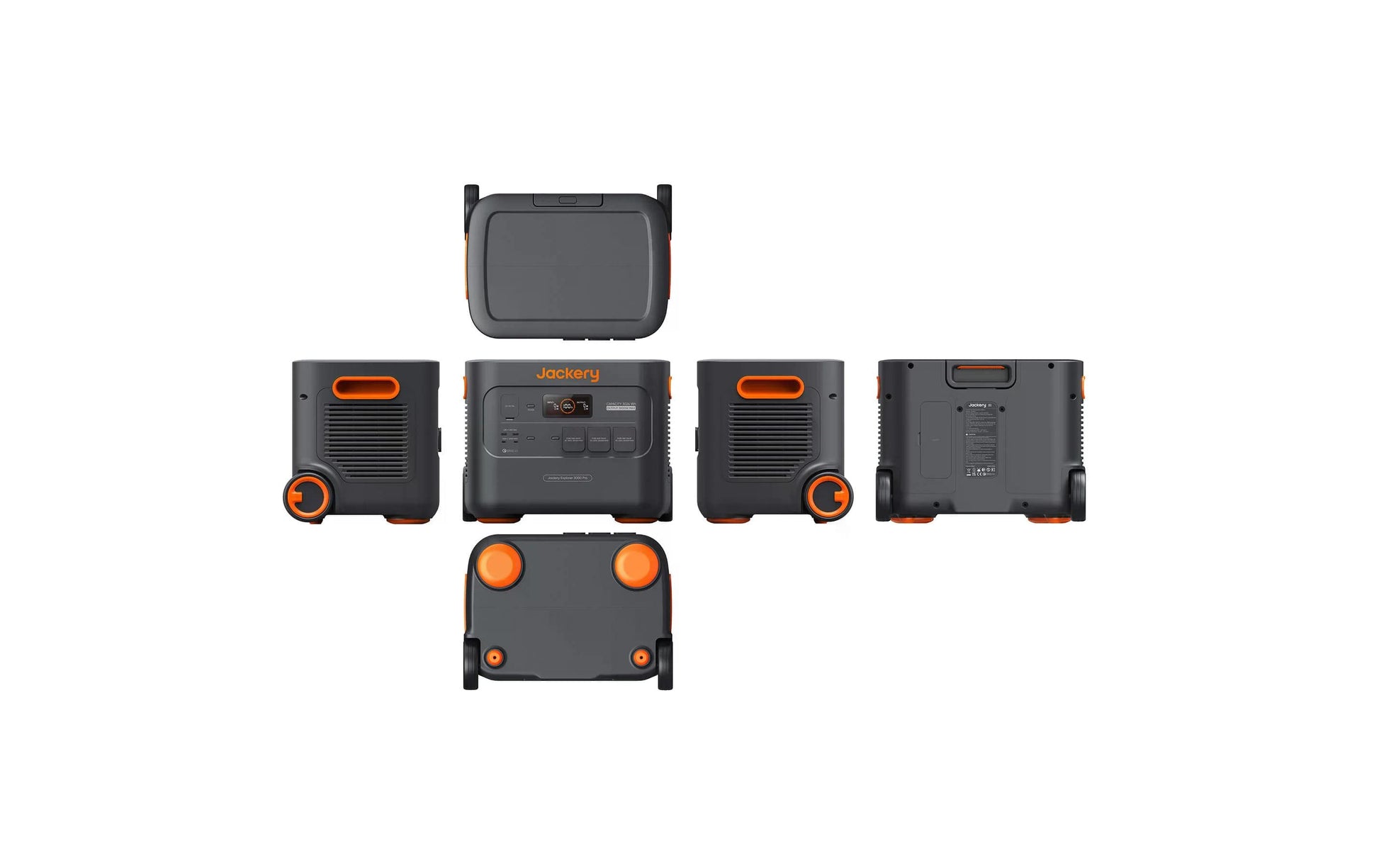Jackery Explorer 3000 Pro – Powerstation-Set – 3'024 Wh, Li-Ion (NMC), inkl. 2 × 200 W Solarpanels