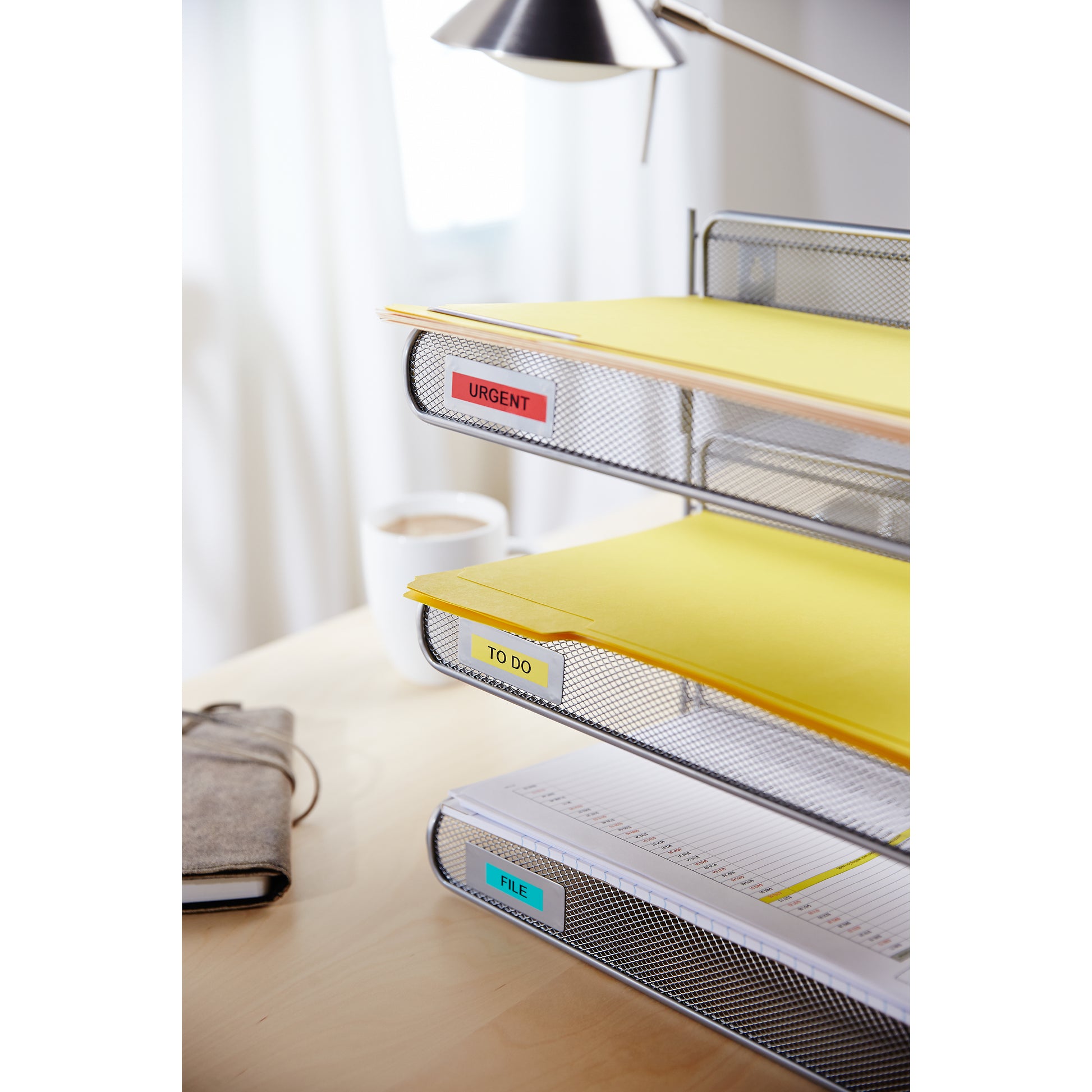DYMO Schriftband – 19 mm × 7 m, gelb, schwarz, D1-TAPE