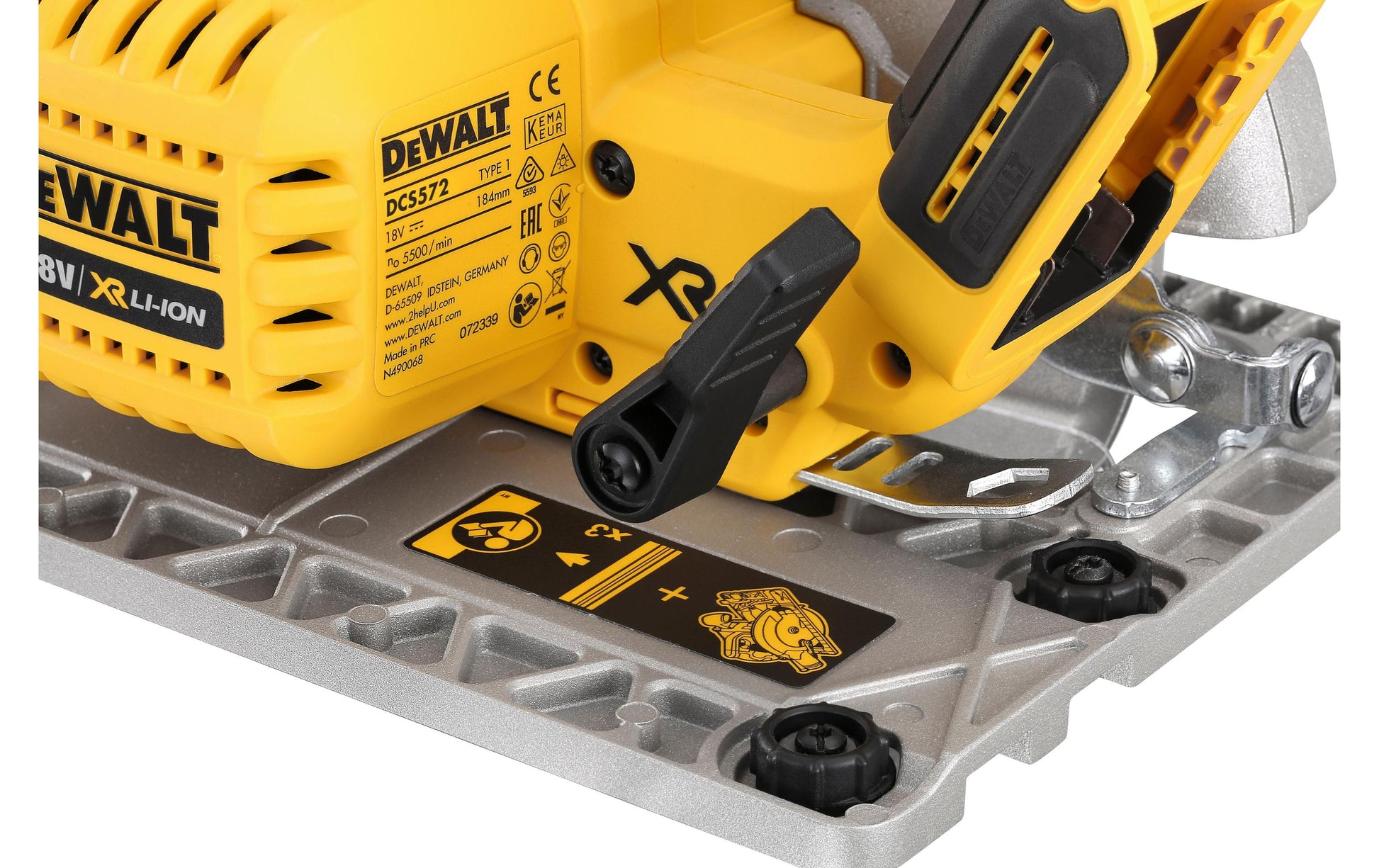 DeWalt Akku-Handkreissäge – 18 V – Solo, Koffer – XR