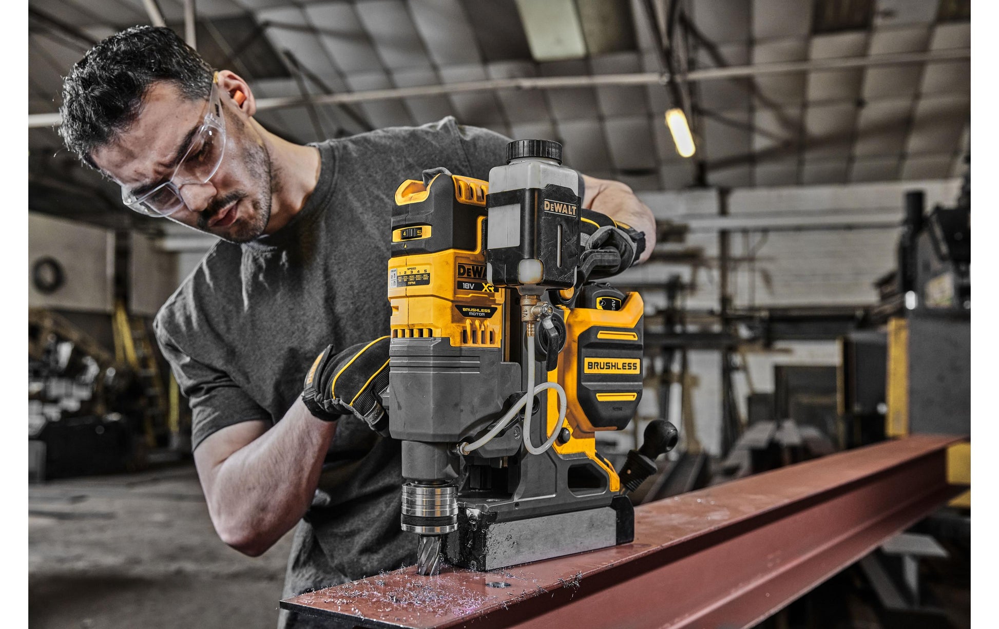 DeWalt Akku-Magnetbohrmaschine – 18 V – Schnellspannbohrfutter – Solo, Koffer – XR Flexvolt