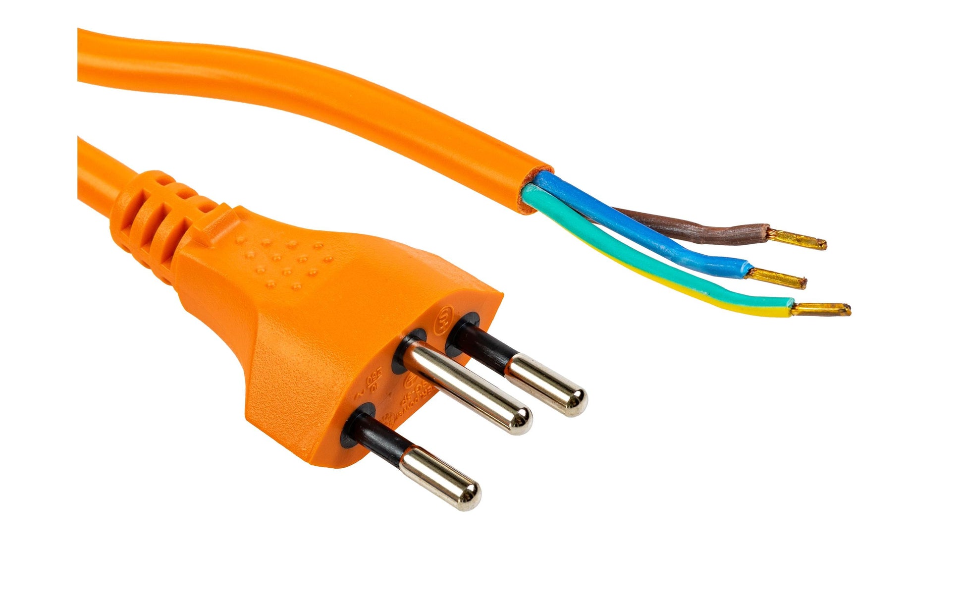 Furber. Verlängerungskabel – T12–offen, 1,8 m, 3×1 mm², orange