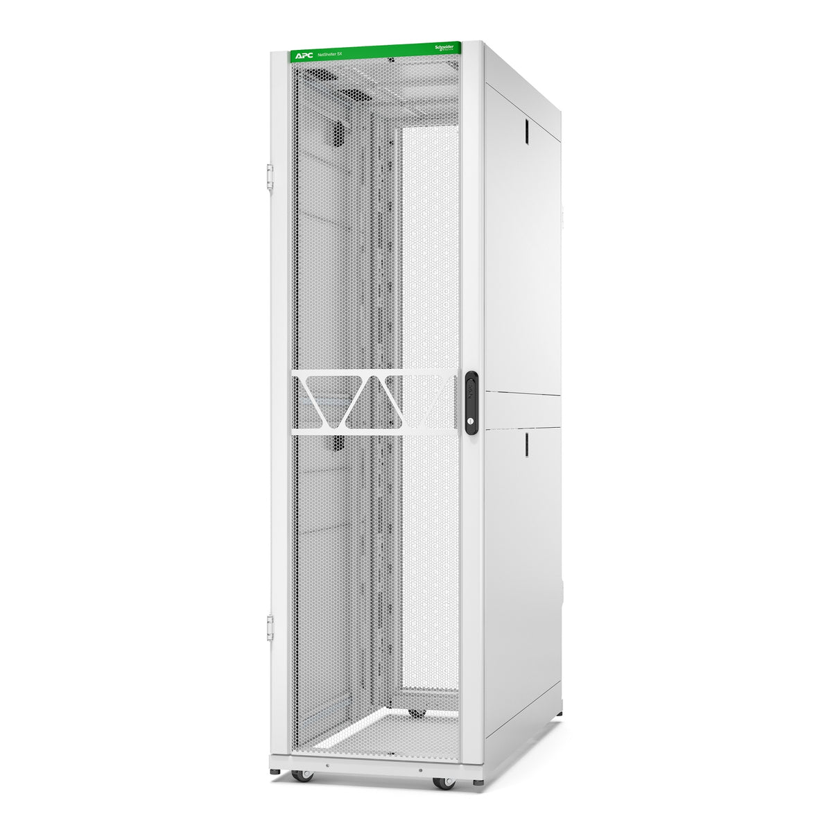 APC NetShelter SX Gen 2 – 19" Netzwerkschrank 42U, abschliessbar, 600 × 1200 × 1991 mm, weiss