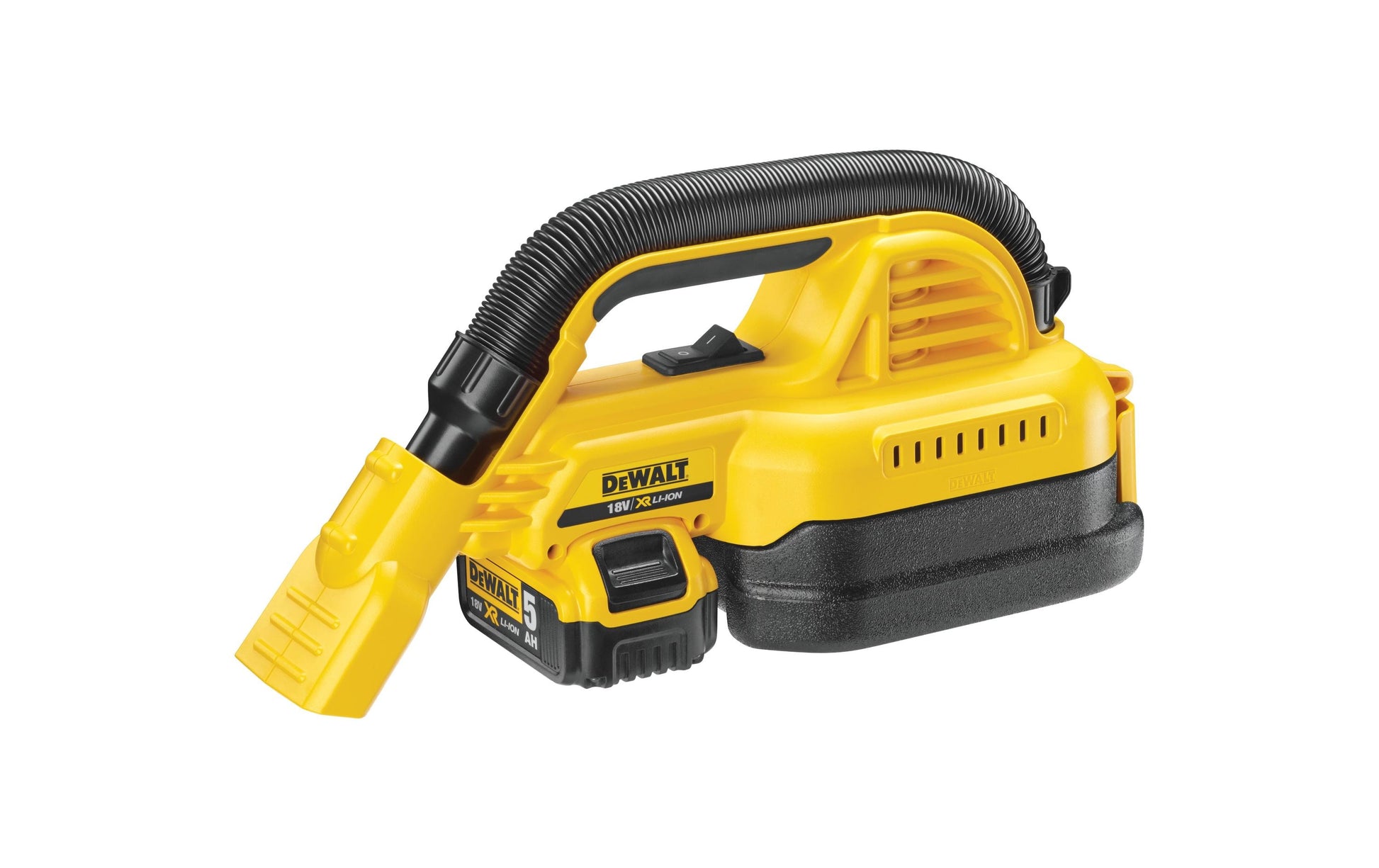 DeWalt Handstaubsauger – 1,9 l, Akkubetrieb, Schlauch 1,0 m, 18 V
