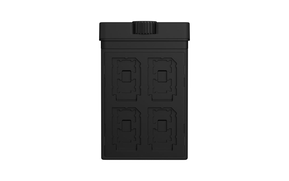 PolarPro Slate SD Edition II Speicherkartenetui – 24 Karten, für SD/microSD – Aluminium/TPE, Sand