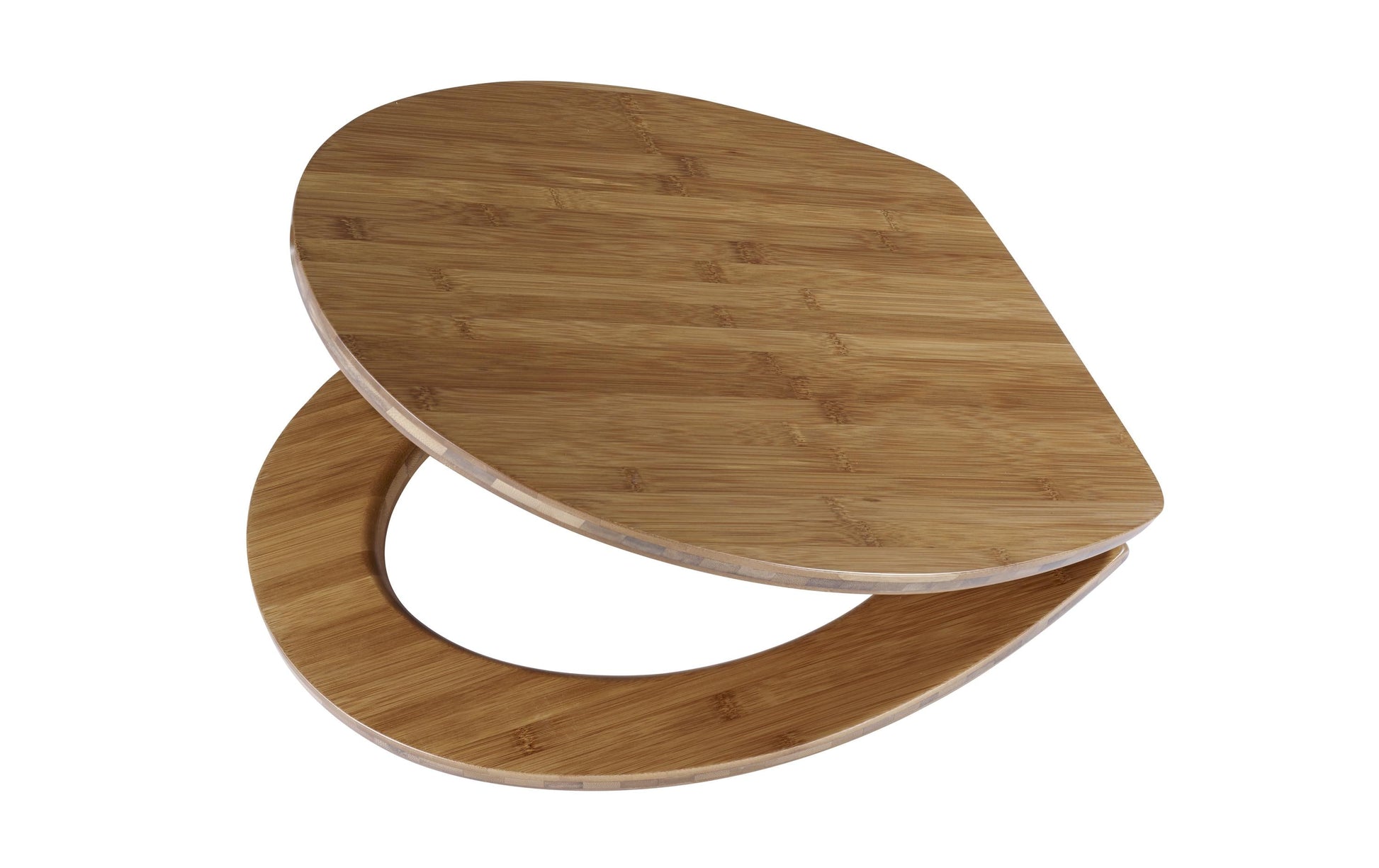Diaqua Lyon – WC-Sitz – MDF, braun, mit Deckel, 37,8 × 47 cm