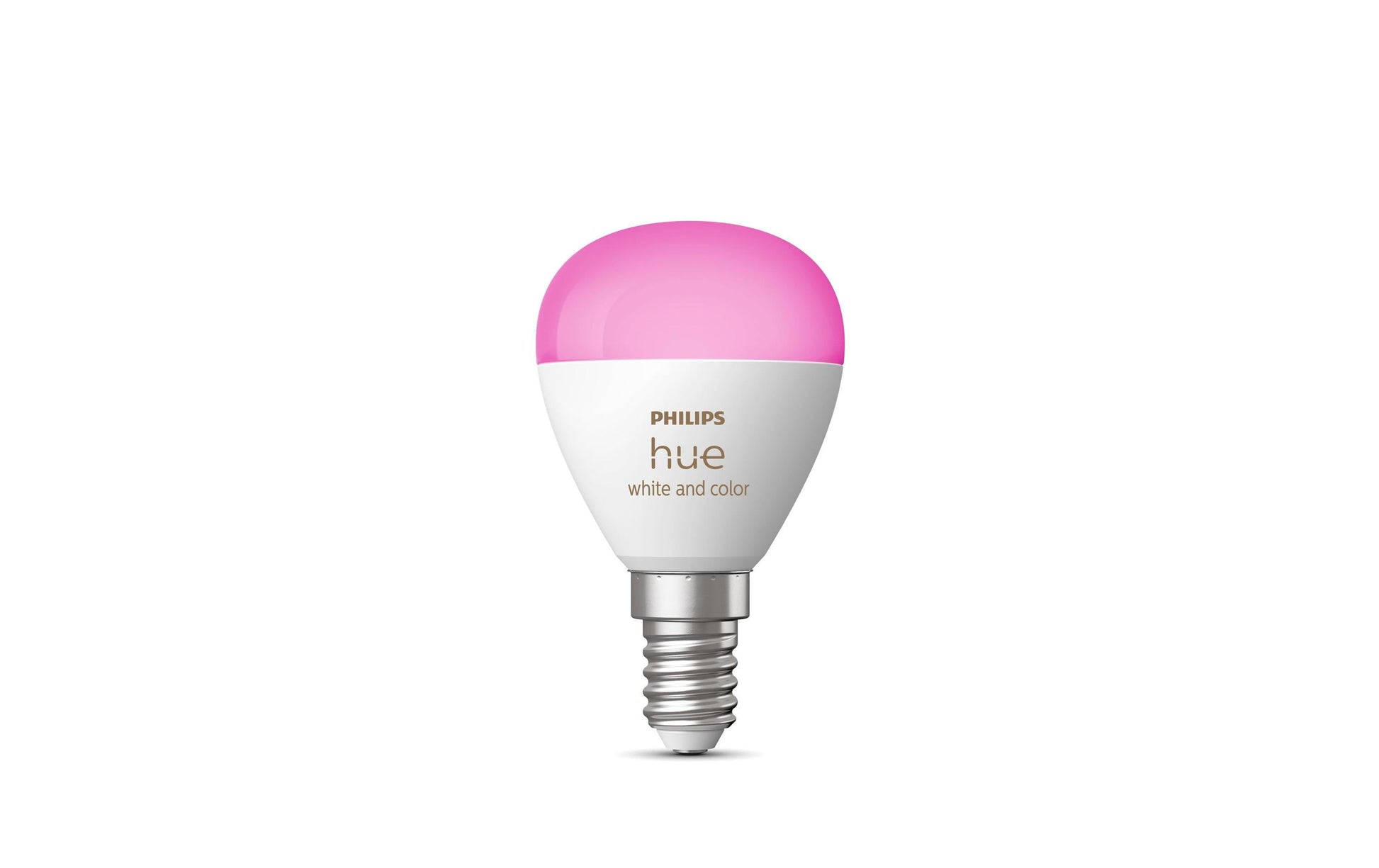 Philips by Signify Philips Hue Smart-Leuchtmittel E14 – RGBW, 2000–6500 K, 470 lm, 5,1 W, Bluetooth/Zigbee – für Hue Bridge