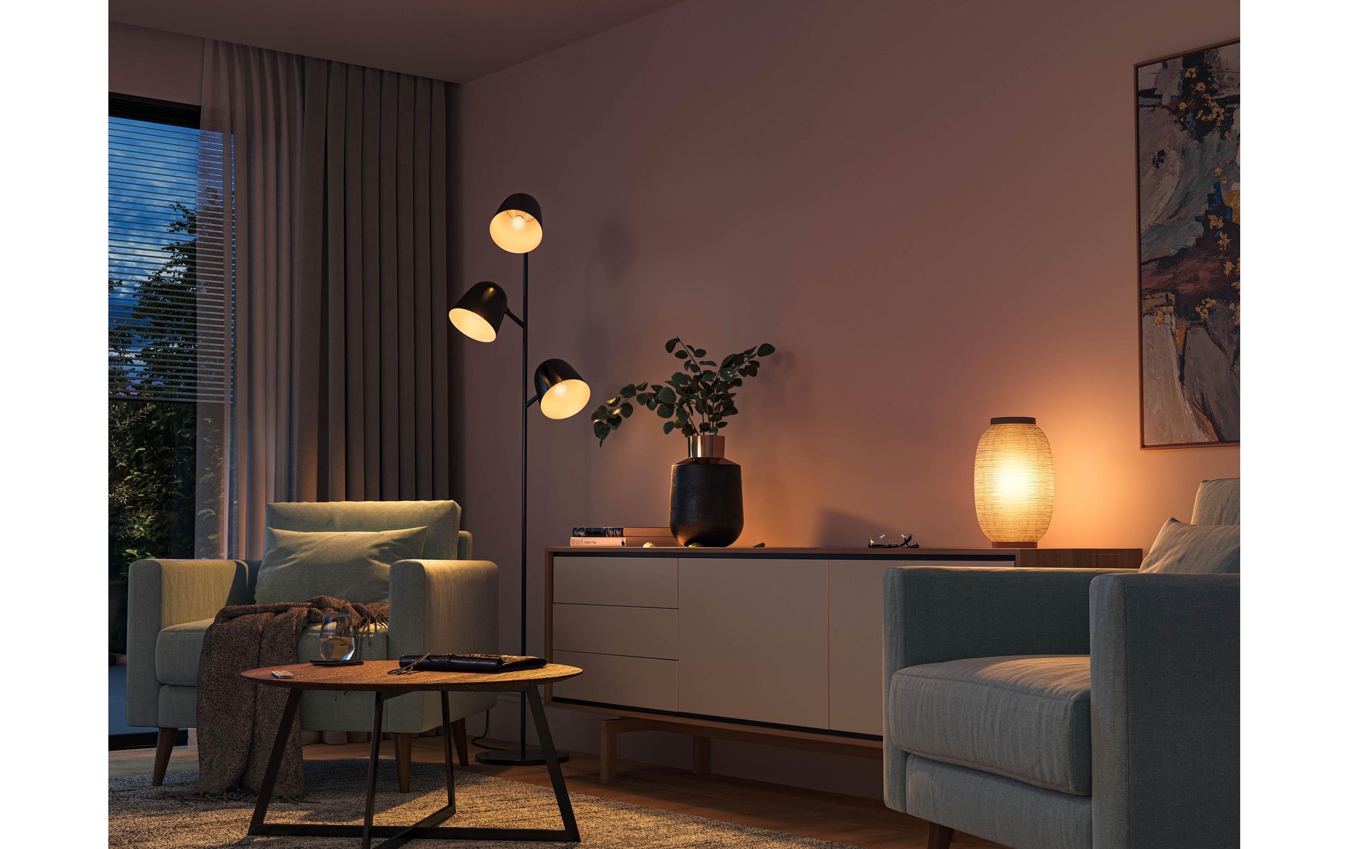 Philips by Signify Philips Hue Smart-Leuchtmittel E14 White Ambiance – 470 lm, 2200–6500 K/mehrfarbig, App-Steuerung, dimmbar