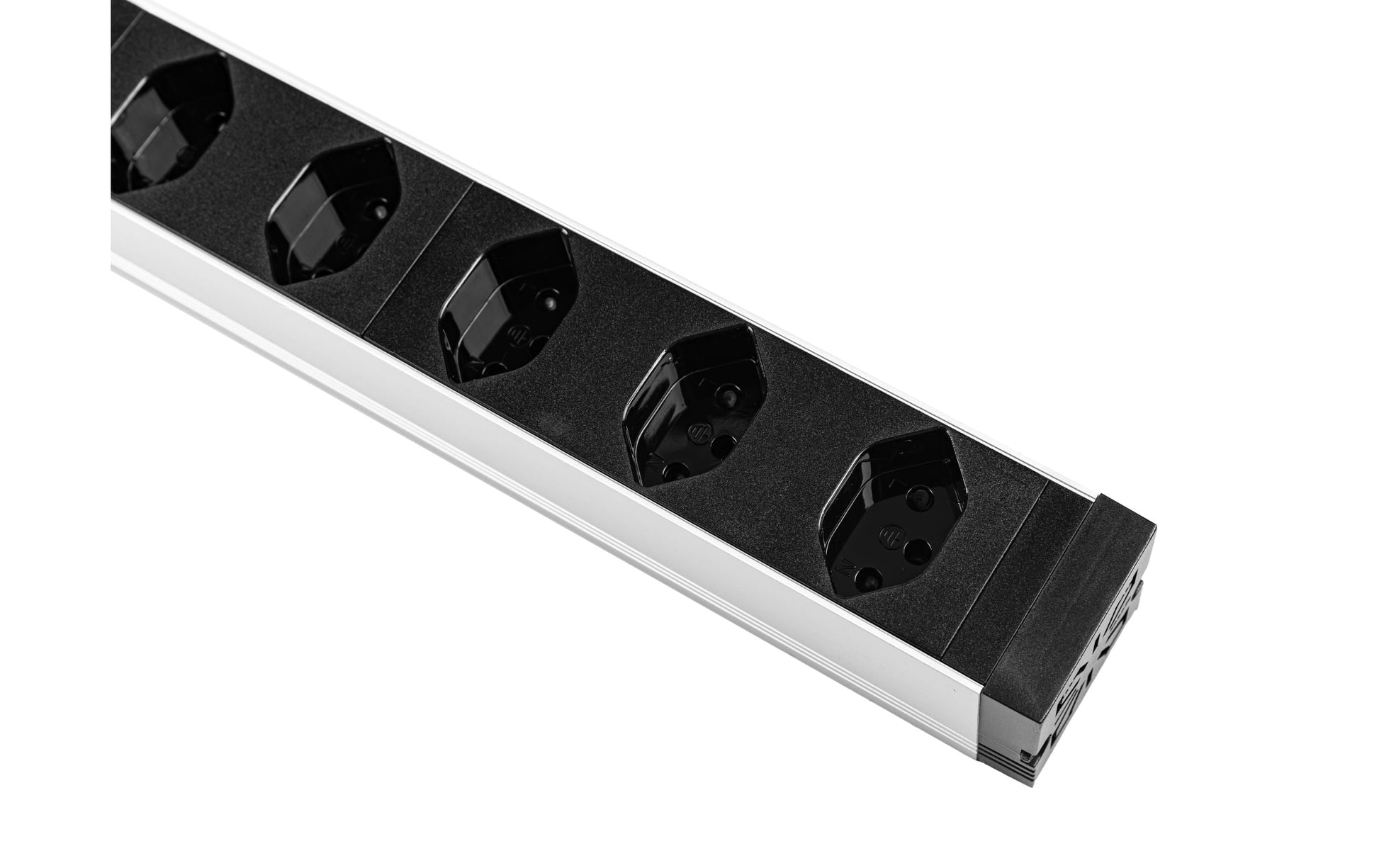 Furber. Furber Steckdosenleiste, 8×T13, mit Schalter, 3 m, Überstromschutz, Eingang T12 – Schwarz