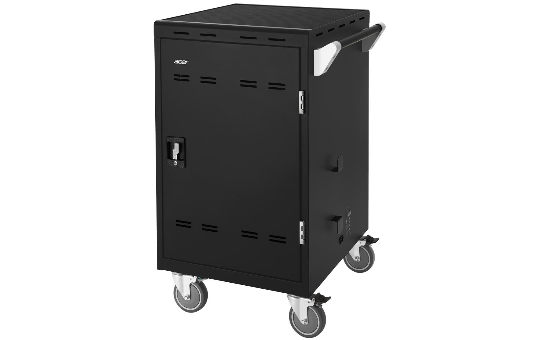 Acer Ladewagen für 24 Laptops, bis 15,6", abschliessbar, 639,6 × 632 × 1'039 mm, schwarz