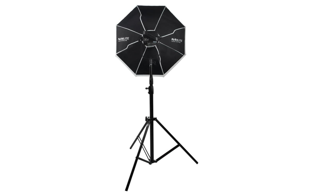 Nanlite Laterne 80 Easy-Up – Laternen-Softbox, 80 cm, Schwarz/Weiss