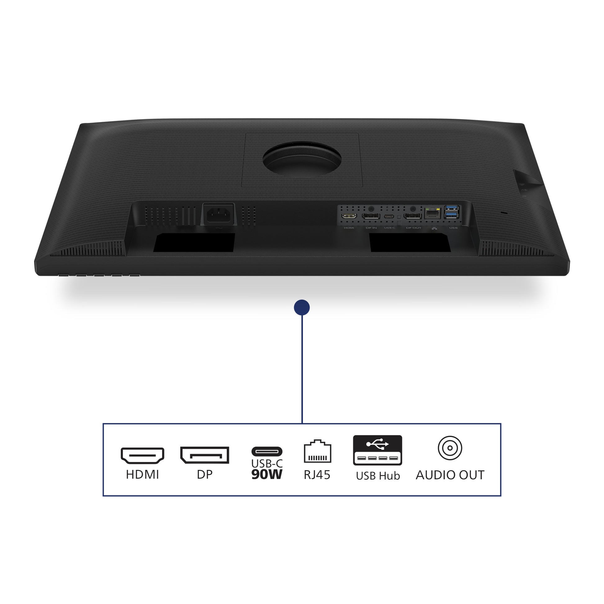 Philips 24B2U3301/00 – Monitor, 23,8", IPS, 120 Hz, USB-C, Lautsprecher, USB-Hub, Adaptive Sync, Schwarz