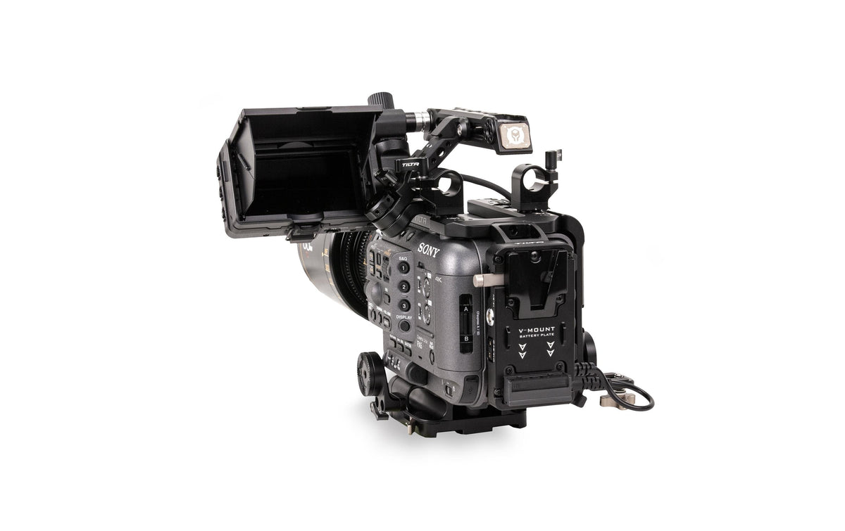 Tilta ES-T20-C-V Vertikal-Halterung – für Sony FX6 – Aluminium, Schwarz – 482,6 × 368,3 × 190,5 mm