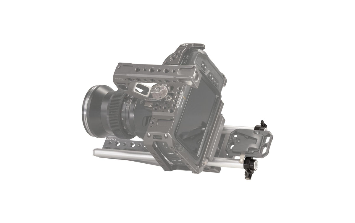 Tilta TA-MBP-RA Stangenklemmen-Adapter – 75 × 62.5 × 100 mm – für Mini V-Mount Akkuplatte
