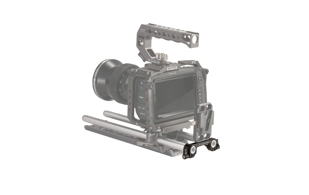 Tilta TA-MBP-RA Stangenklemmen-Adapter – 75 × 62.5 × 100 mm – für Mini V-Mount Akkuplatte