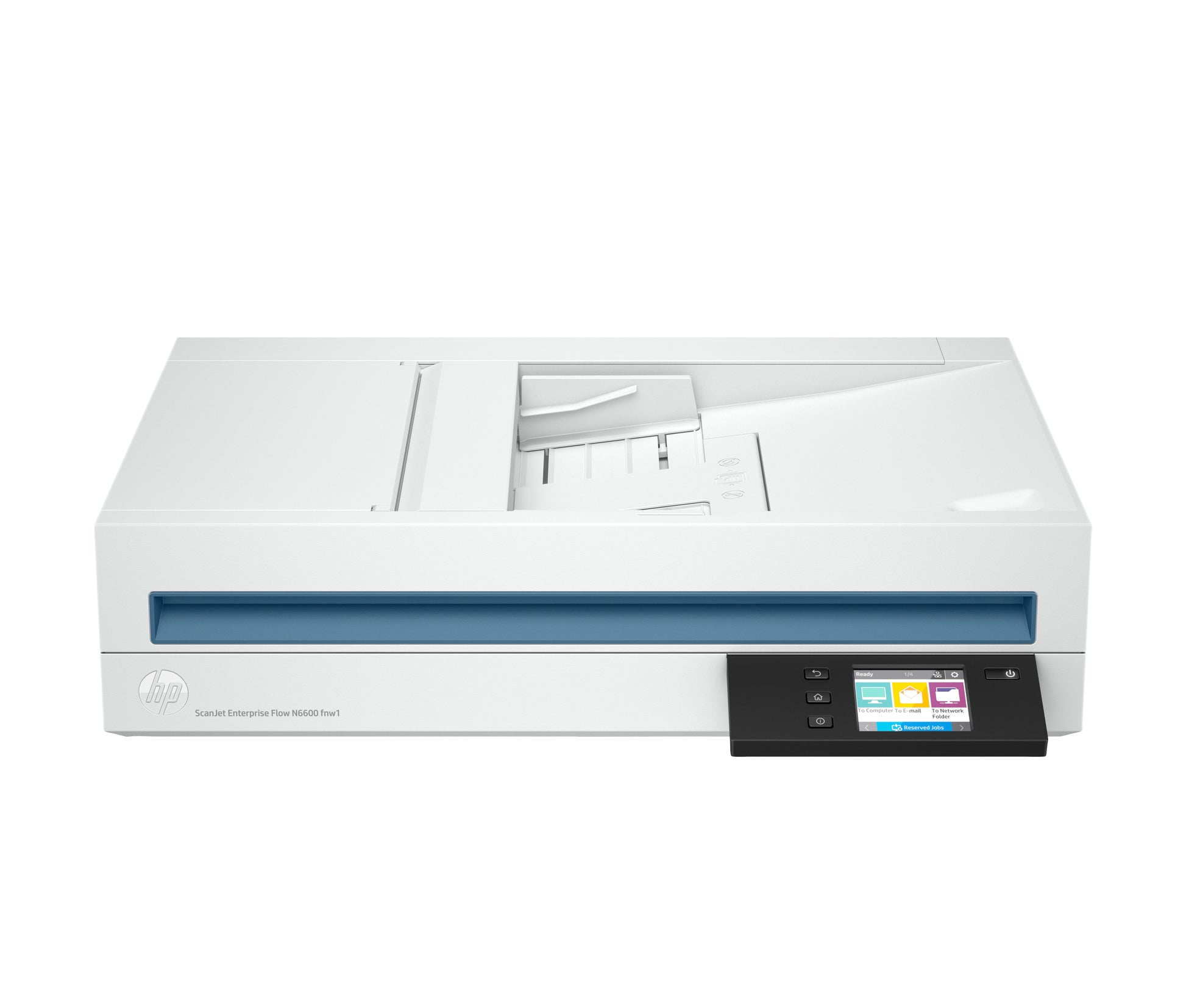 HP ScanJet Enterprise Flow N6600 fnw1 – Flachbett + ADF, A4, Duplex, ADF 100 Blatt, WLAN/LAN, 1'200 dpi