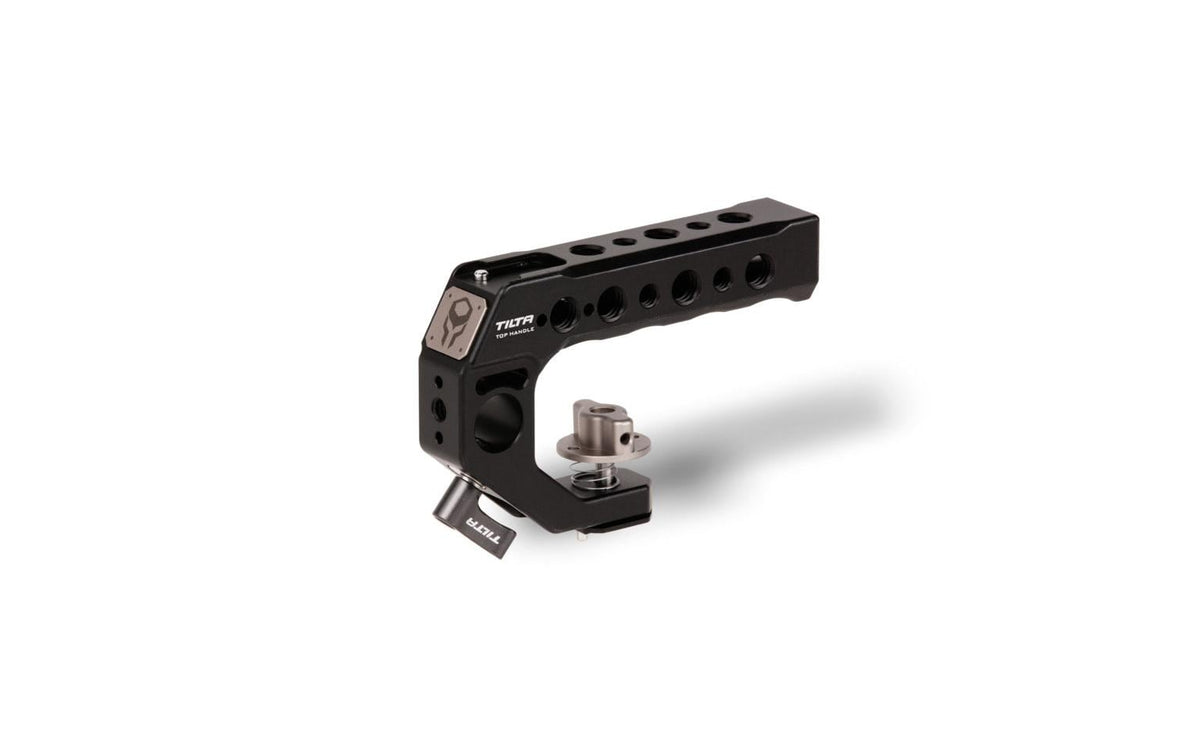 Tilta TA-QRTH3-B Oberer Griff – Aluminium/Edelstahl, Schwarz – 177,8 × 50,8 × 114,3 mm – 1/4-20 & 3/8-16