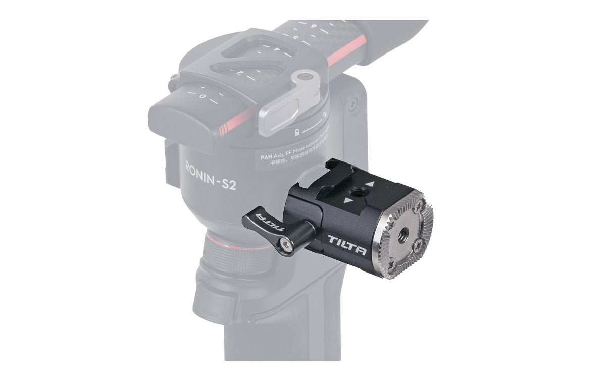 Tilta TGA-NRA-L Rosetten-Adapter (links, 114,3 × 50,8 × 177,8 mm) – für DJI RS2, RSC2, RS3 und andere – Schwarz