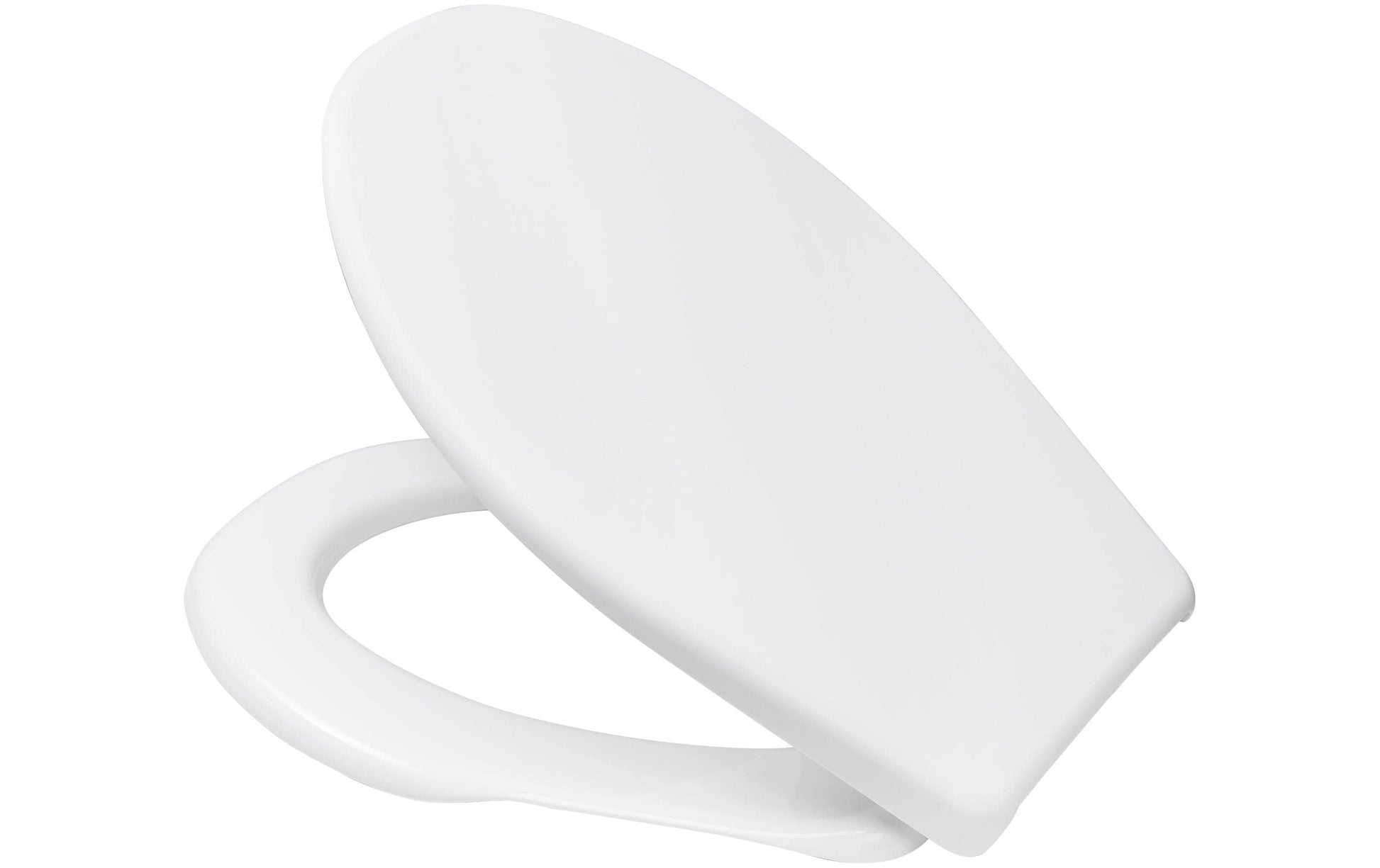 Diaqua Toilettensitz – Polypropylen, Weiss, mit Deckel, 38,5 × 46 cm