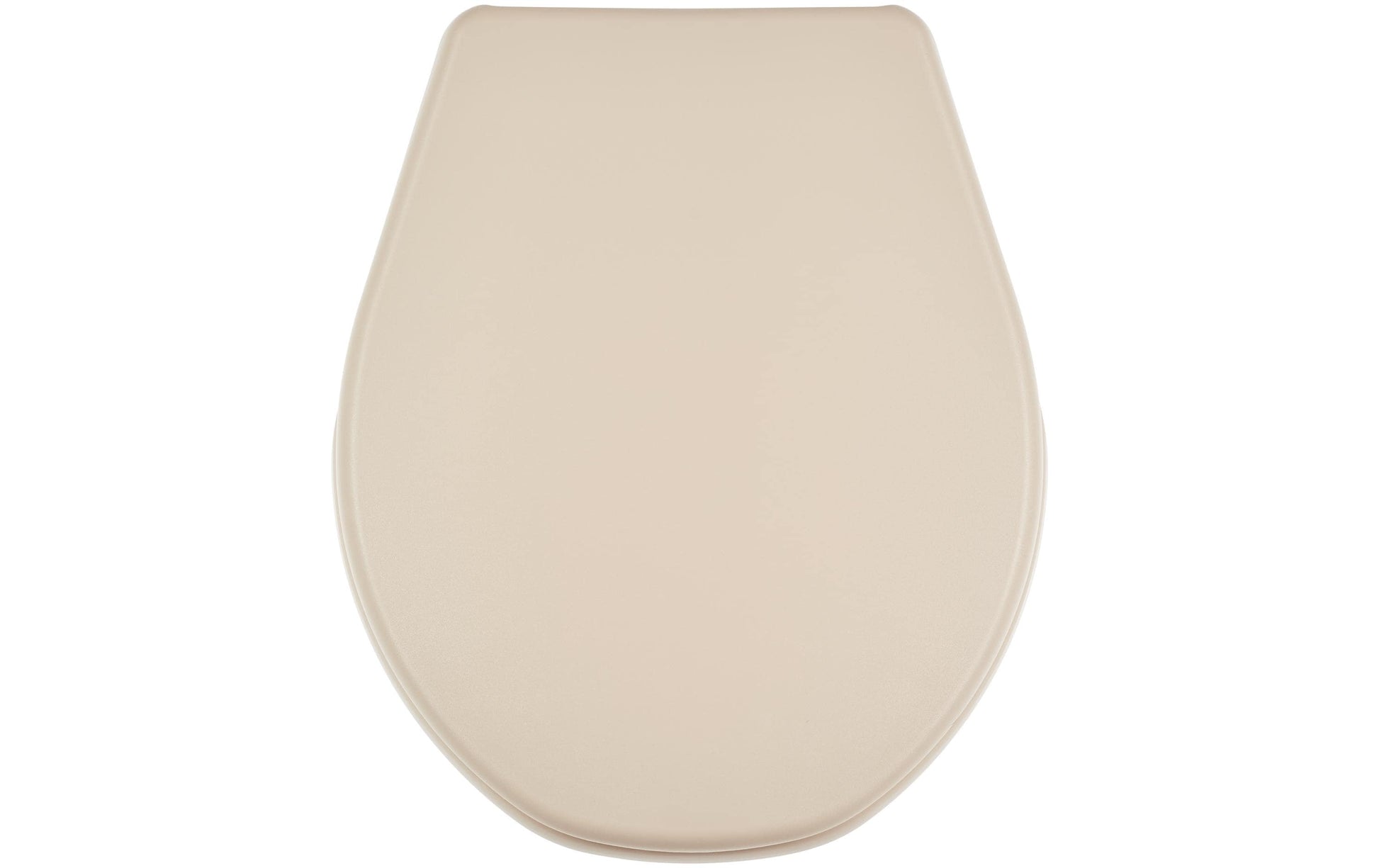 Diaqua Toilettensitz – Polypropylen, Beige, Rund, 39,5 × 45,5 cm