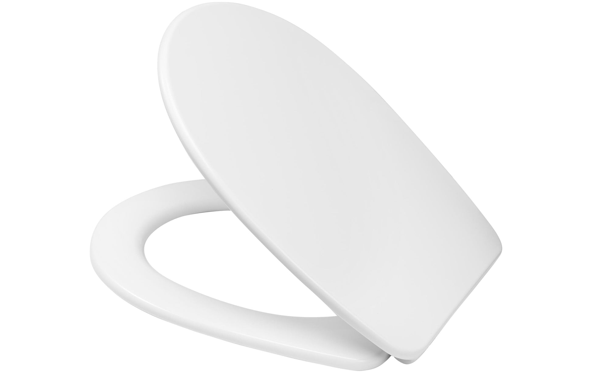 Diaqua WC-Sitz – Kunststoff, weiss, rund, 36 × 44,5 cm