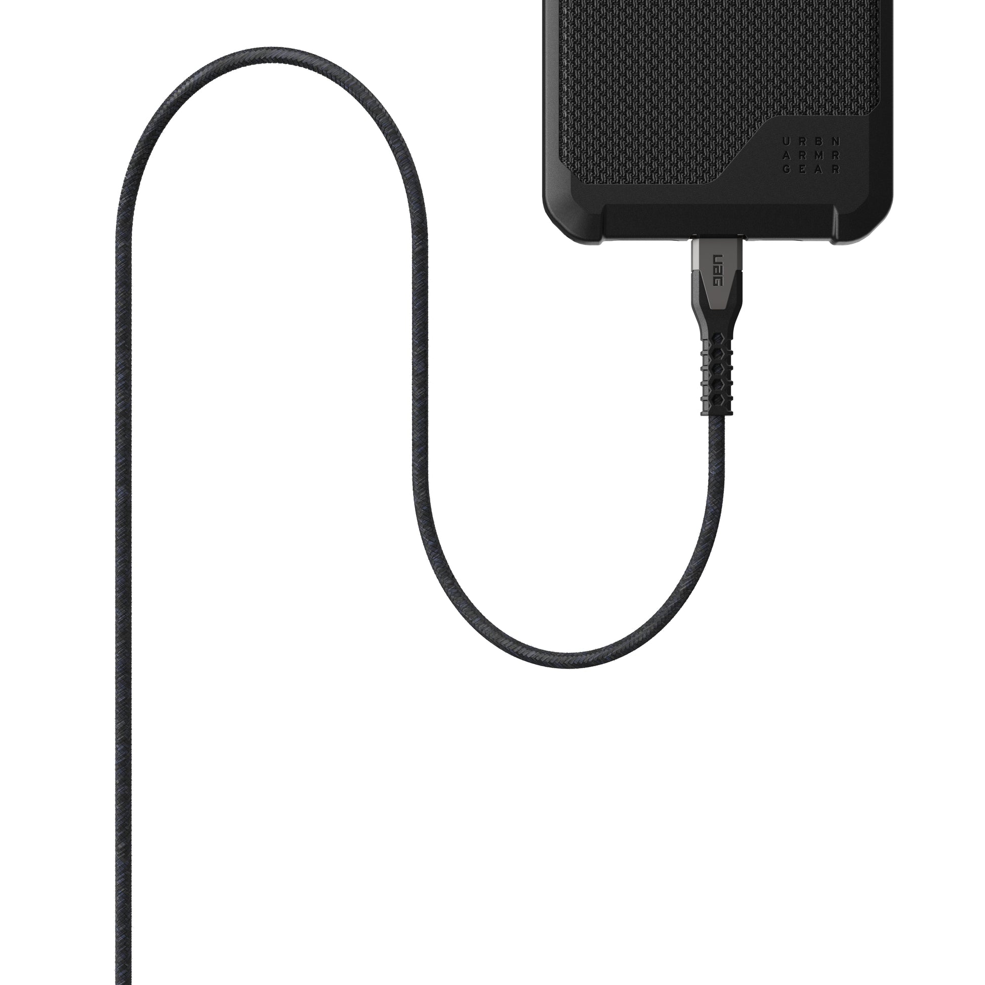 Urban Armor Gear UAG – USB-Kabel – USB-C auf USB-C – USB 2.0 (480 Mbit/s) – 1,5 m – PD 60 W – Schwarz/Grau